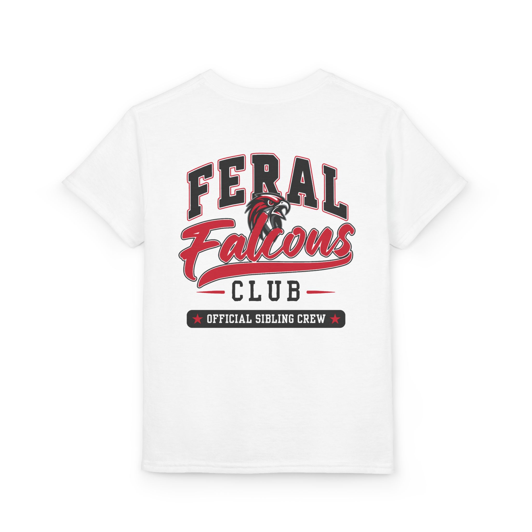 Youth Premium Tee: 'Feral Falcons Club' (2 Sided) - Image 8