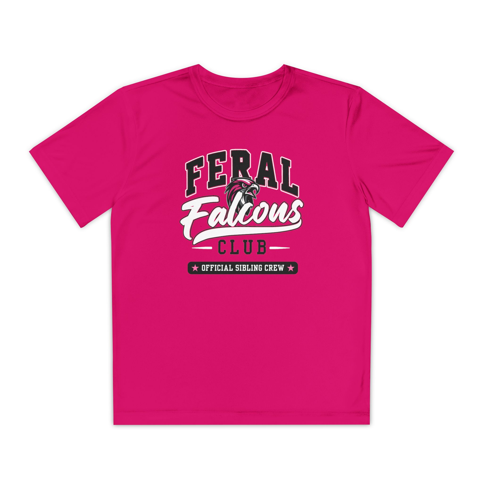 Youth Performance Tee: 'Feral Falcons Club' - Image 11