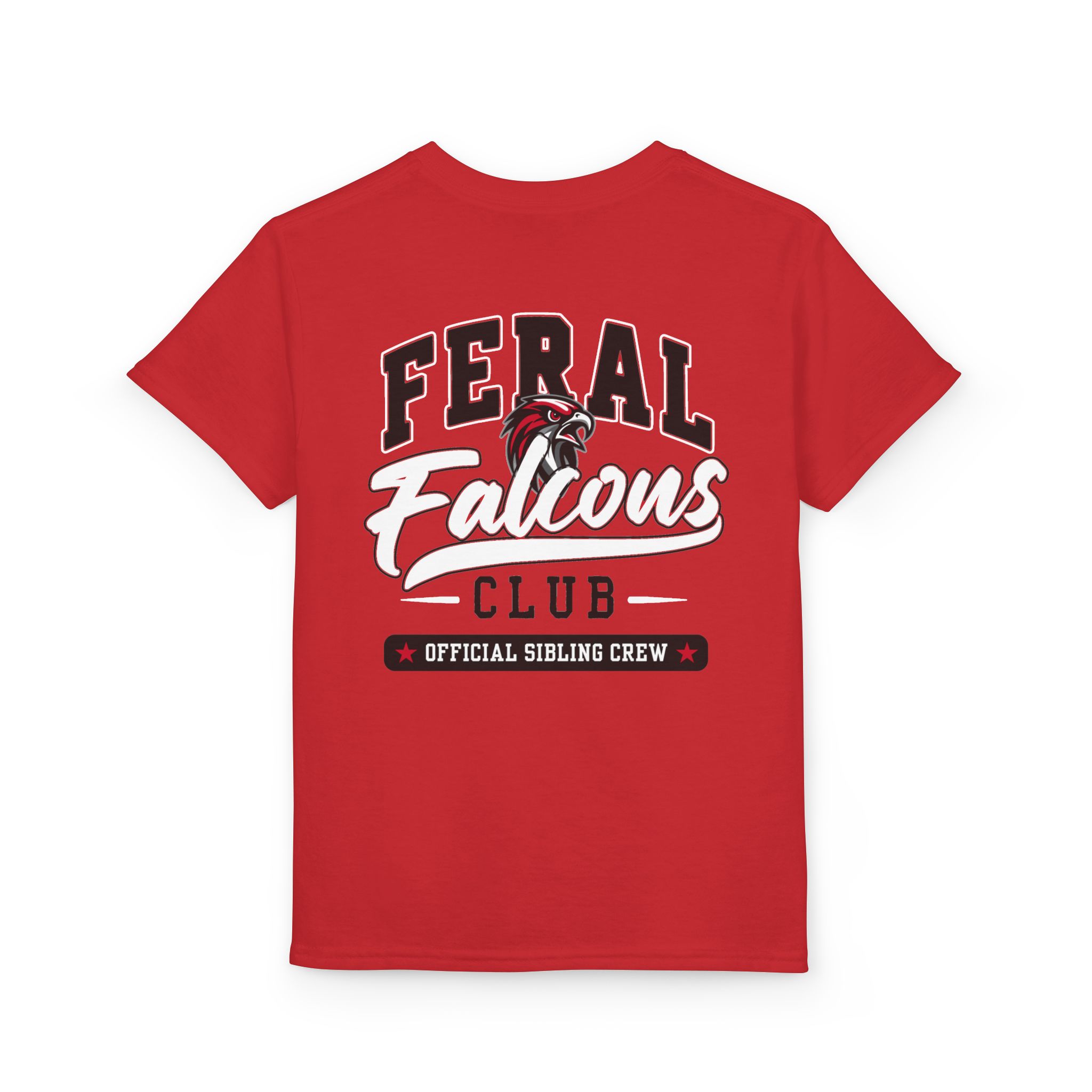 Youth Premium Tee: 'Feral Falcons Club' (2 Sided) - Image 2