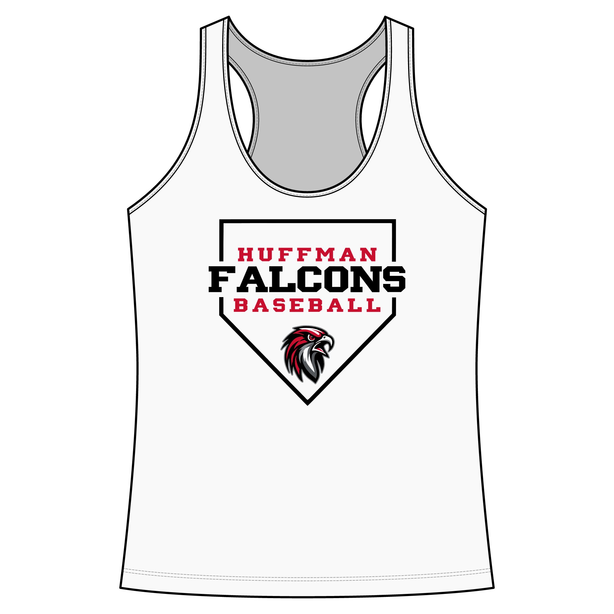 Women's Performance Racerback: Home Plate Baseball - Image 3