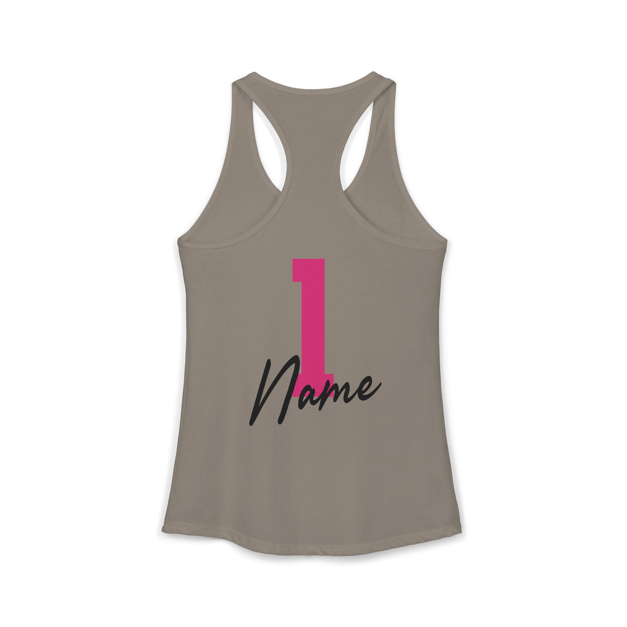 Women's Premium Racerback: Classic Lines Softball (Pink) - Image 8