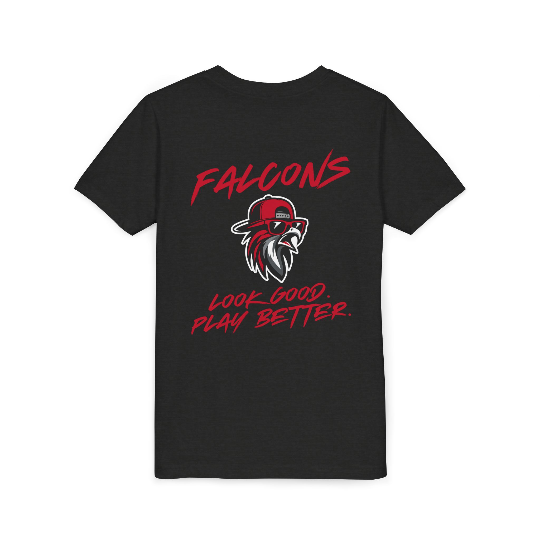 Youth Cotton Tee: 'Look Good. Play Better' (2 Sided) - Image 12