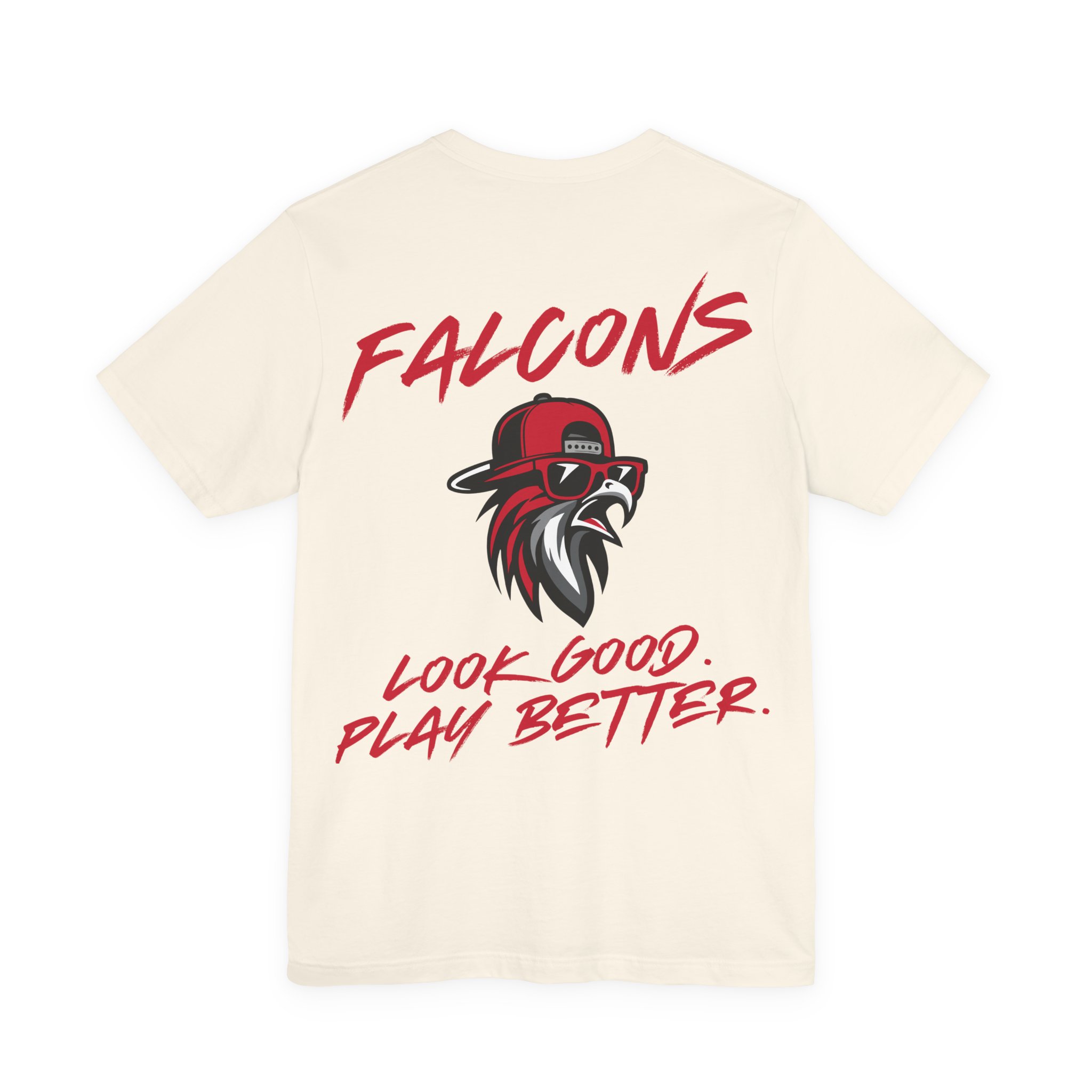 Adult Cotton Tee: 'Look Good, Play Better' (2 Sided) - Image 8