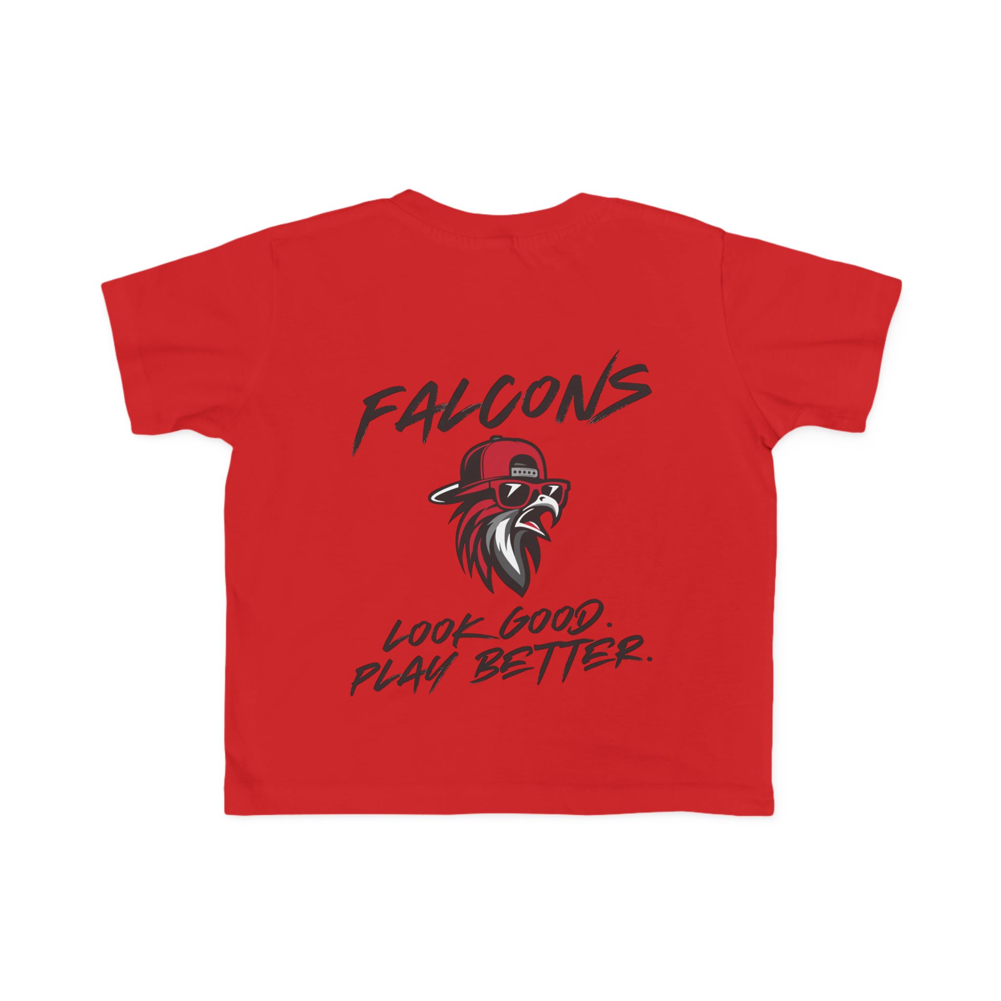 Toddler Cotton Tee: 'Look Good, Play Better' (2 Sided) - Image 16