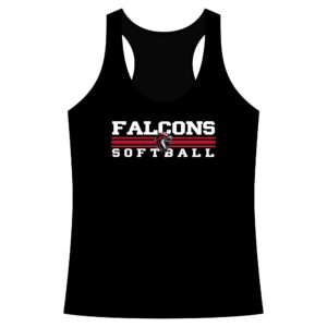 Women's Performance Racerback: Classic Lines Softball