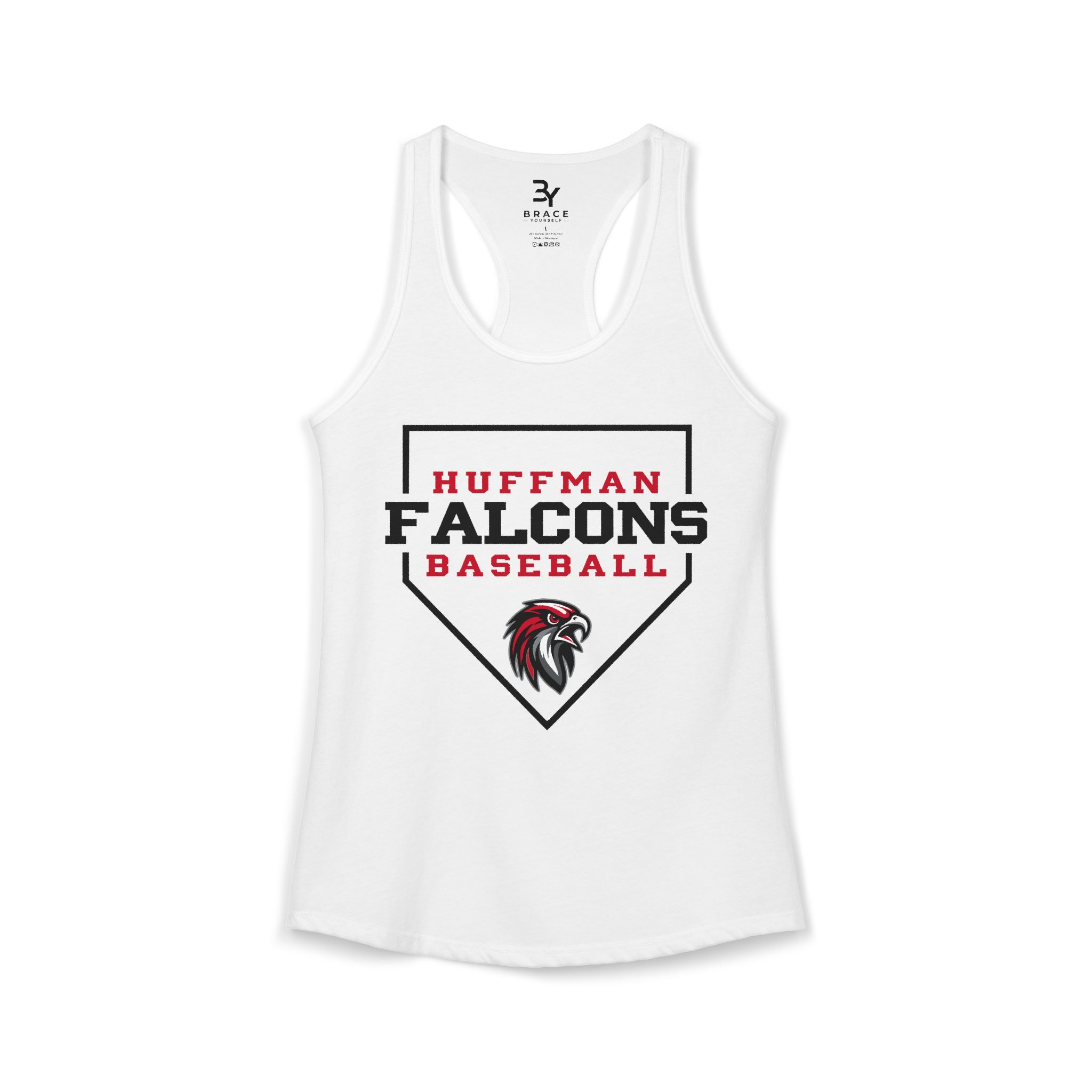 Women's Premium Racerback: Home Plate Baseball - Image 3