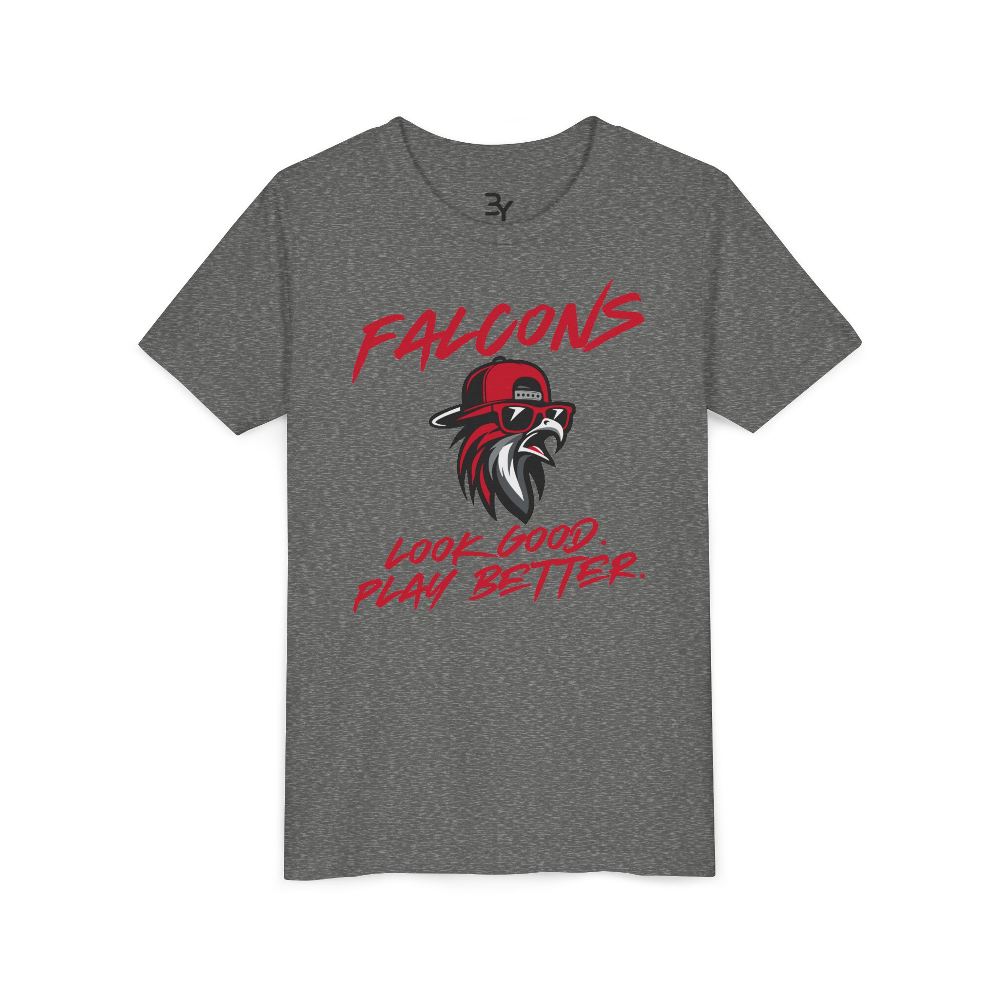 Youth Cotton Tee: 'Look Good. Play Better' - Image 3