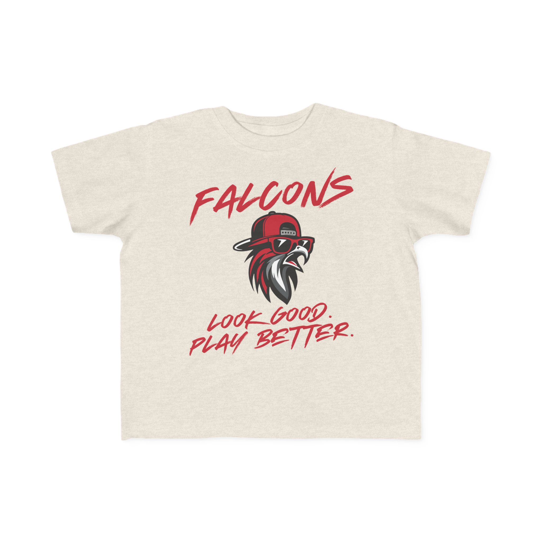 Toddler Cotton Tee: 'Look Good, Play Better' - Image 4