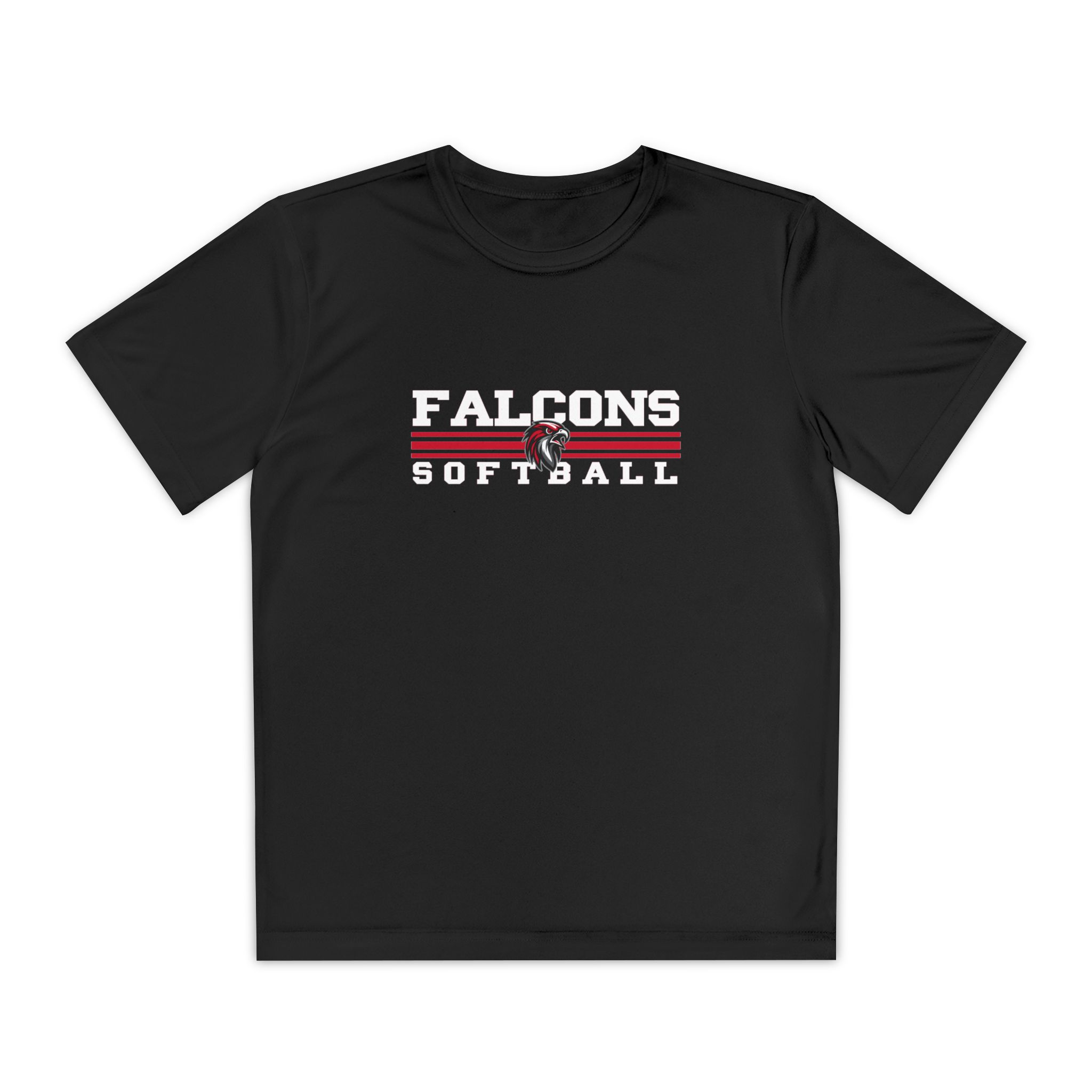 Youth Performance Tee: Classic Lines Softball