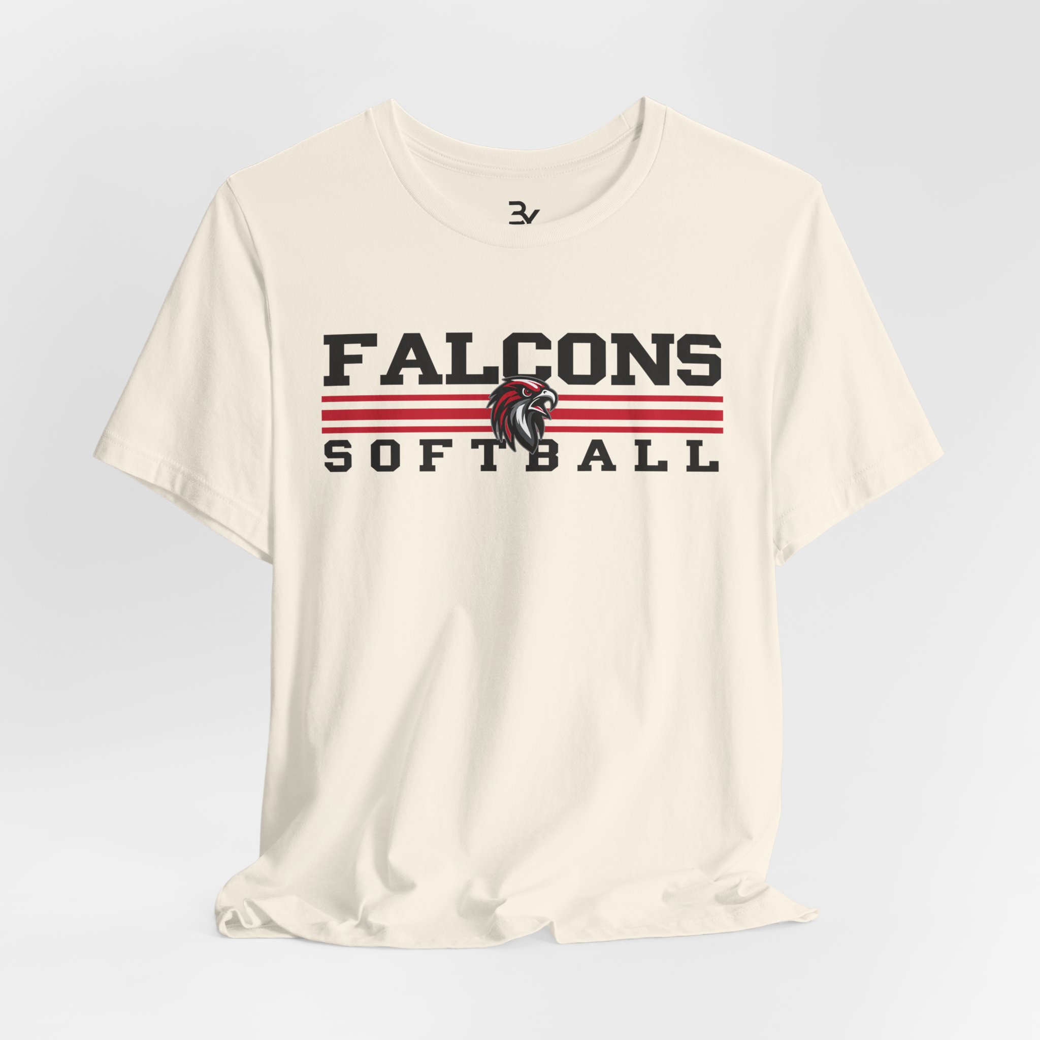 Adult Cotton Tee: Classic Lines Softball - Image 4