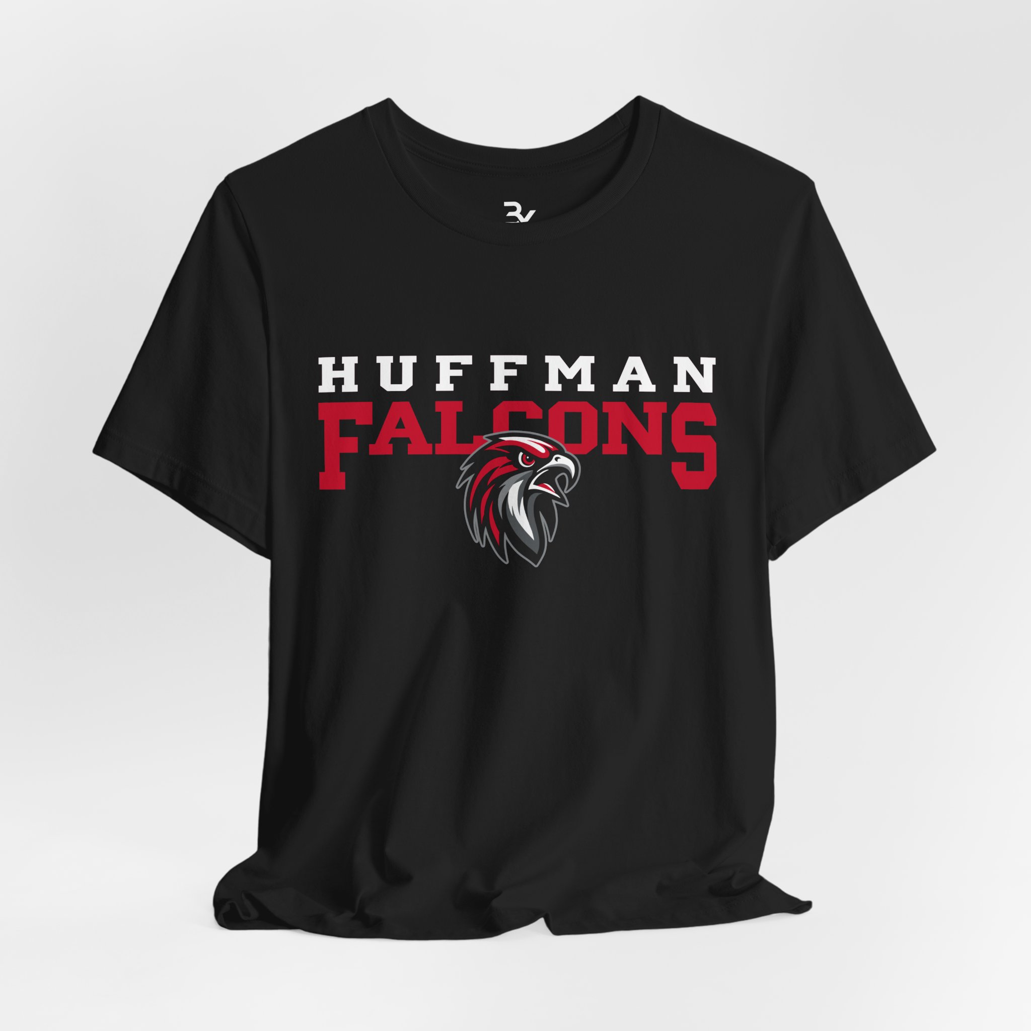 Adult Cotton Tee: Huffman Falcons - Image 3
