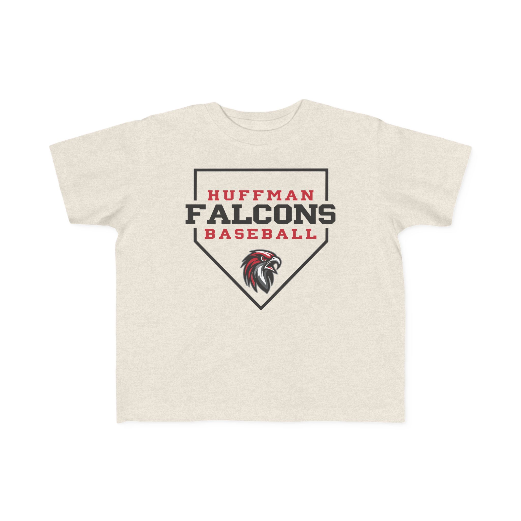 Toddler Cotton Tee: Home Plate Baseball - Image 6