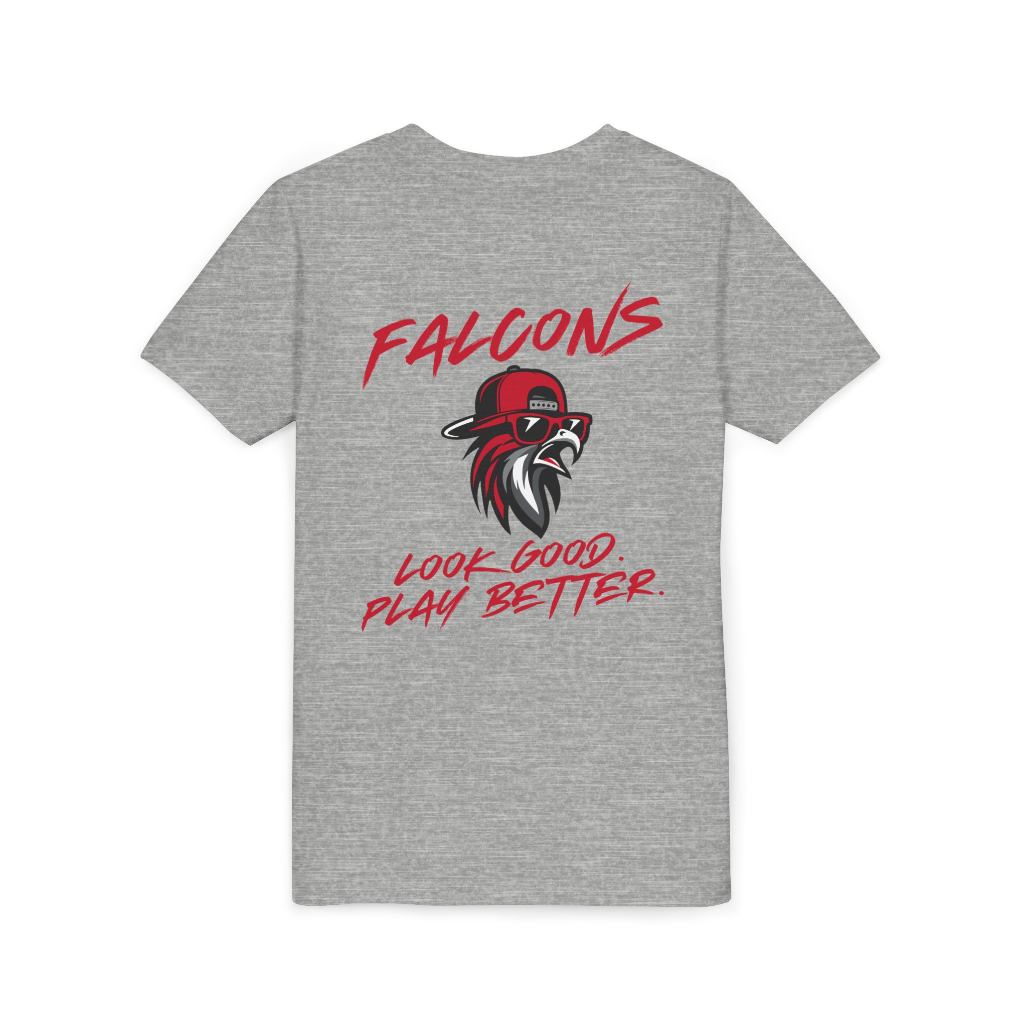Youth Cotton Tee: 'Look Good. Play Better' (2 Sided) - Image 14