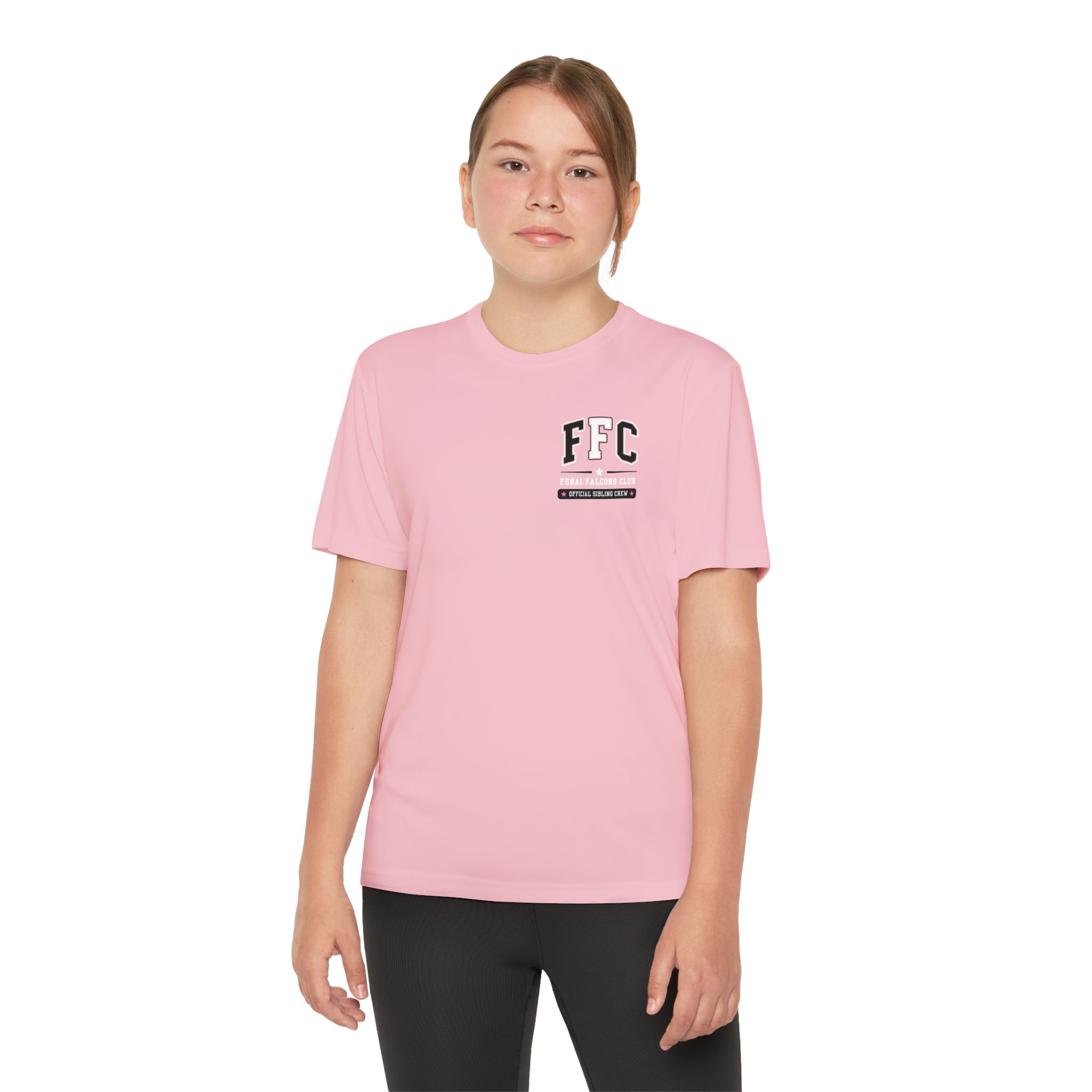 Youth Performance Tee: 'Feral Falcons Club' (2 Sided) - Image 18