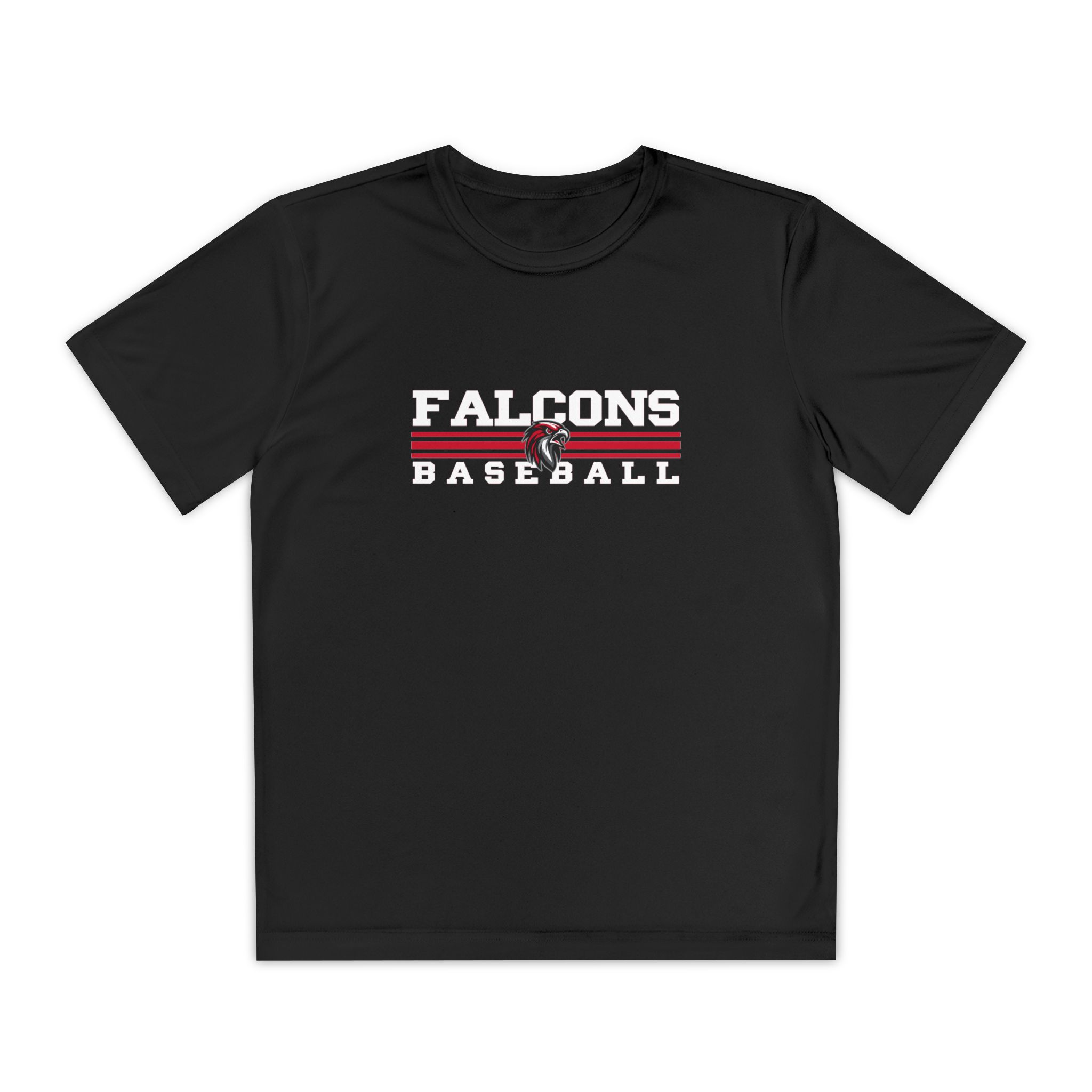 Youth Performance Tee: Classic Lines Baseball