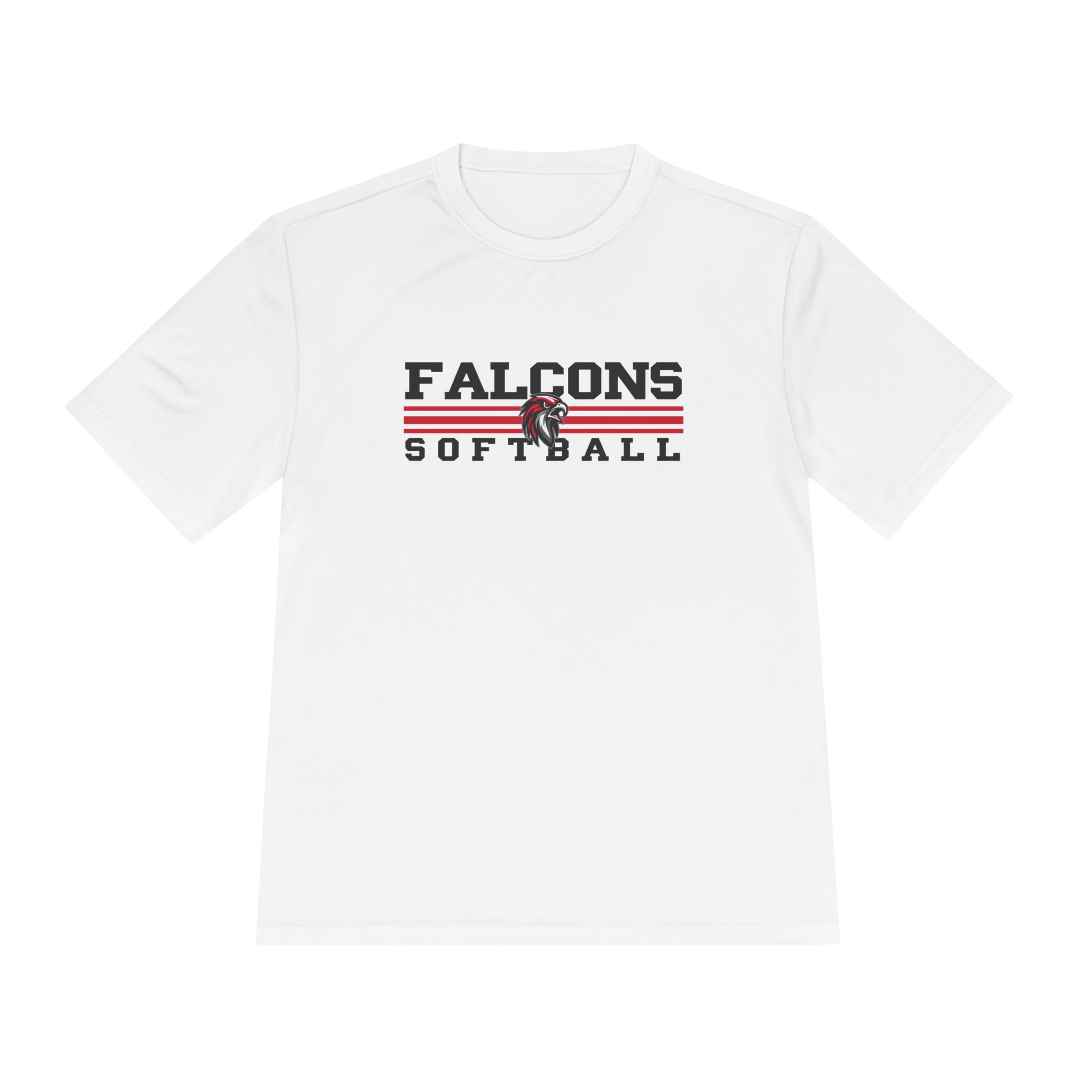 Adult Performance Tee: Classic Lines Softball - Image 2