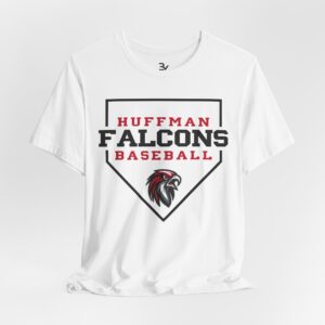 Adult Cotton Tee: Home Plate Baseball