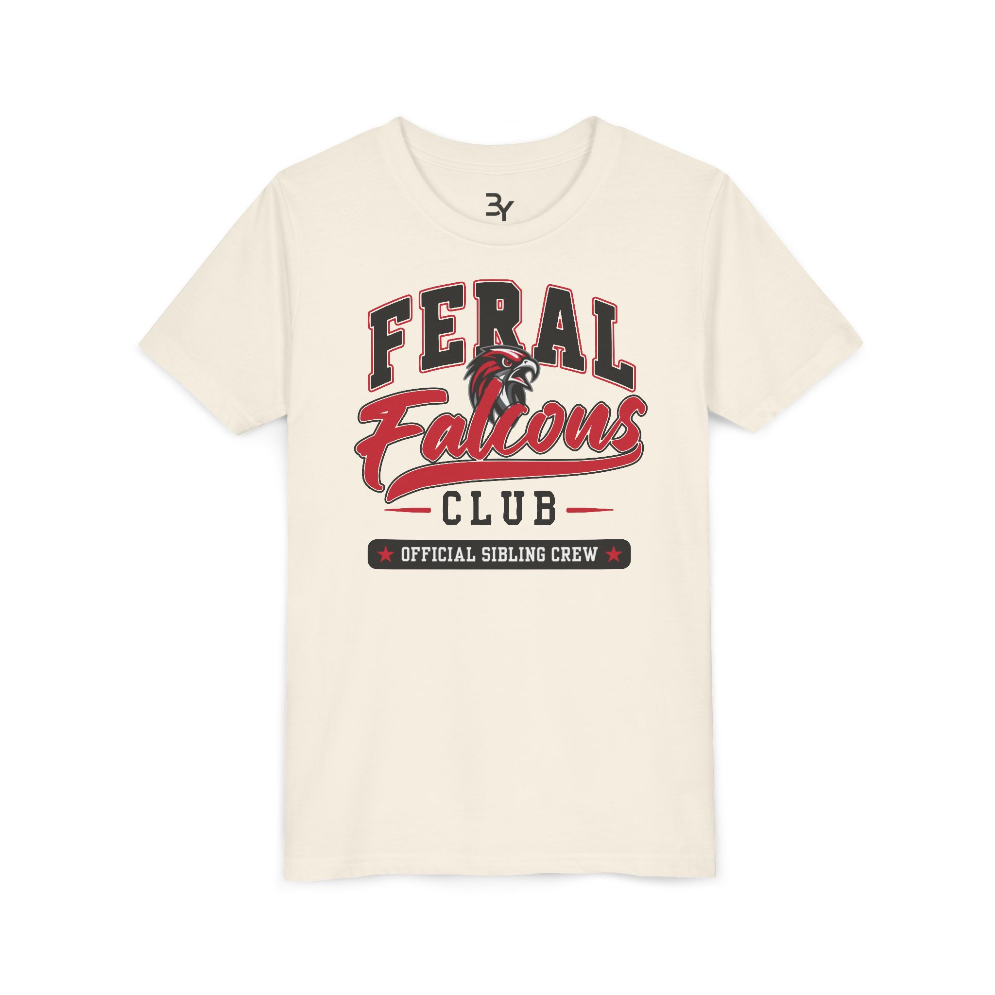 Youth Cotton Tee: 'Feral Falcons Club' - Image 5