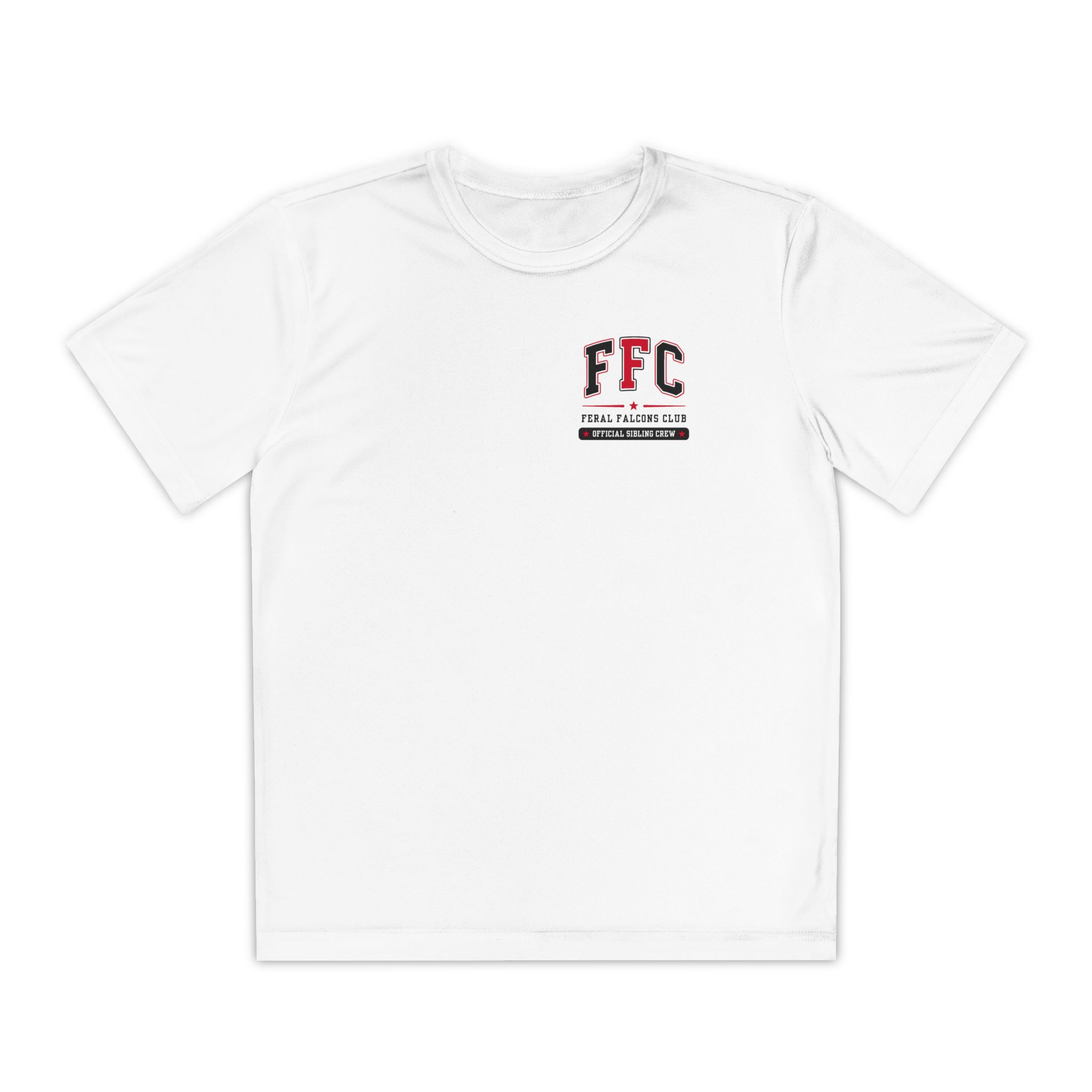 Youth Performance Tee: 'Feral Falcons Club' (2 Sided) - Image 2