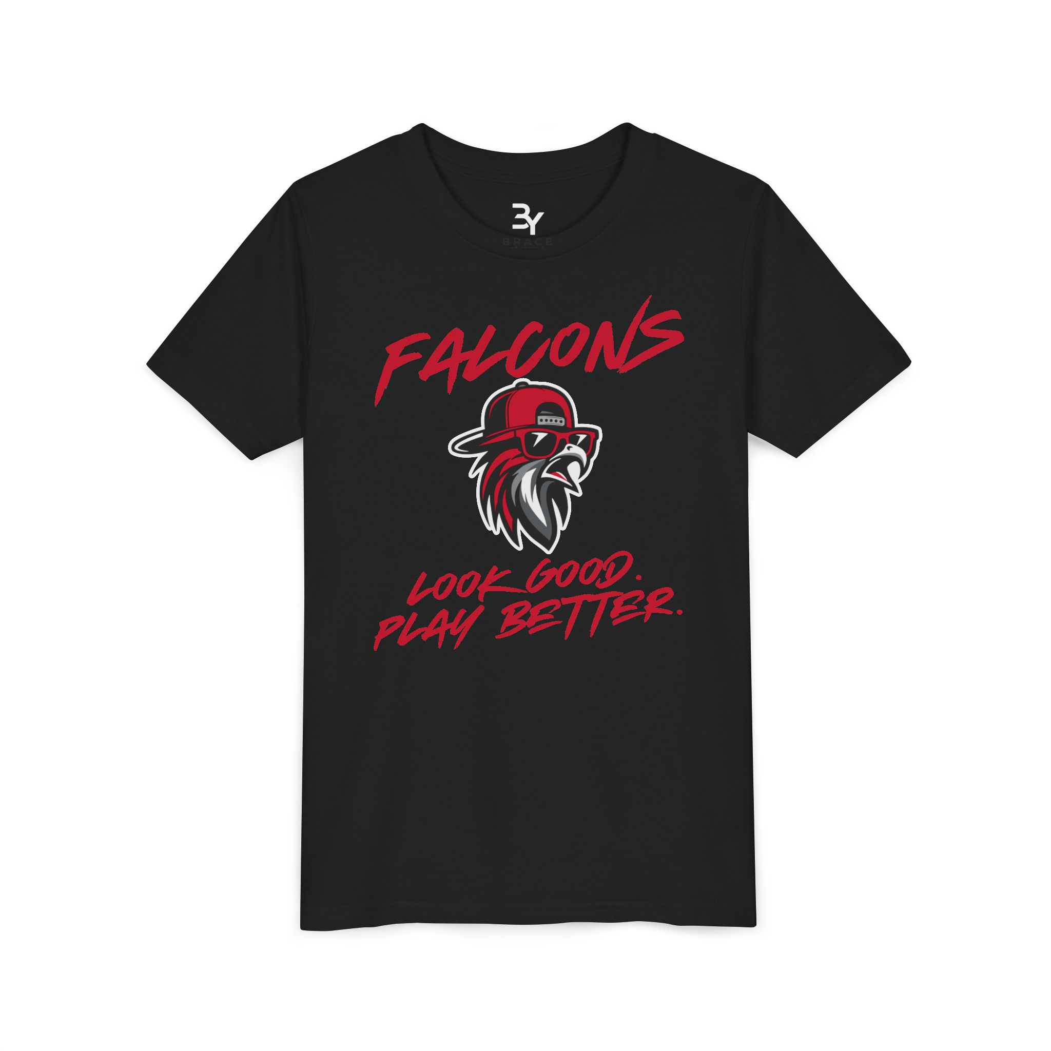 Youth Cotton Tee: 'Look Good. Play Better' - Image 4