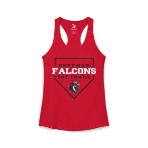 Women's Premium Racerback: Home Plate Softball