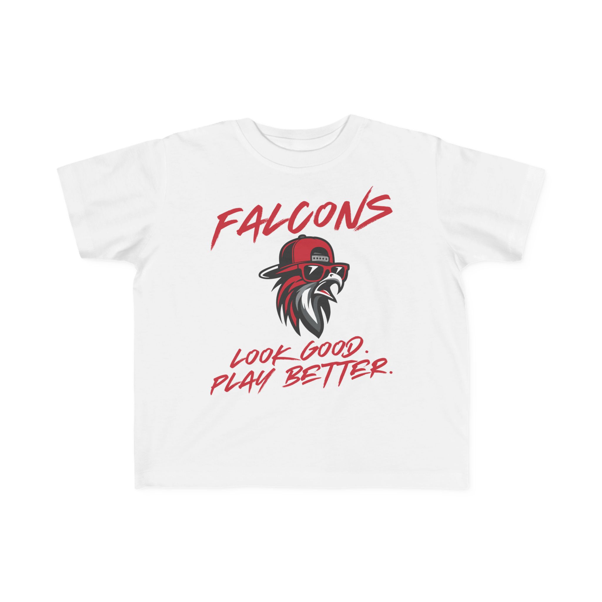Toddler Cotton Tee: 'Look Good, Play Better'