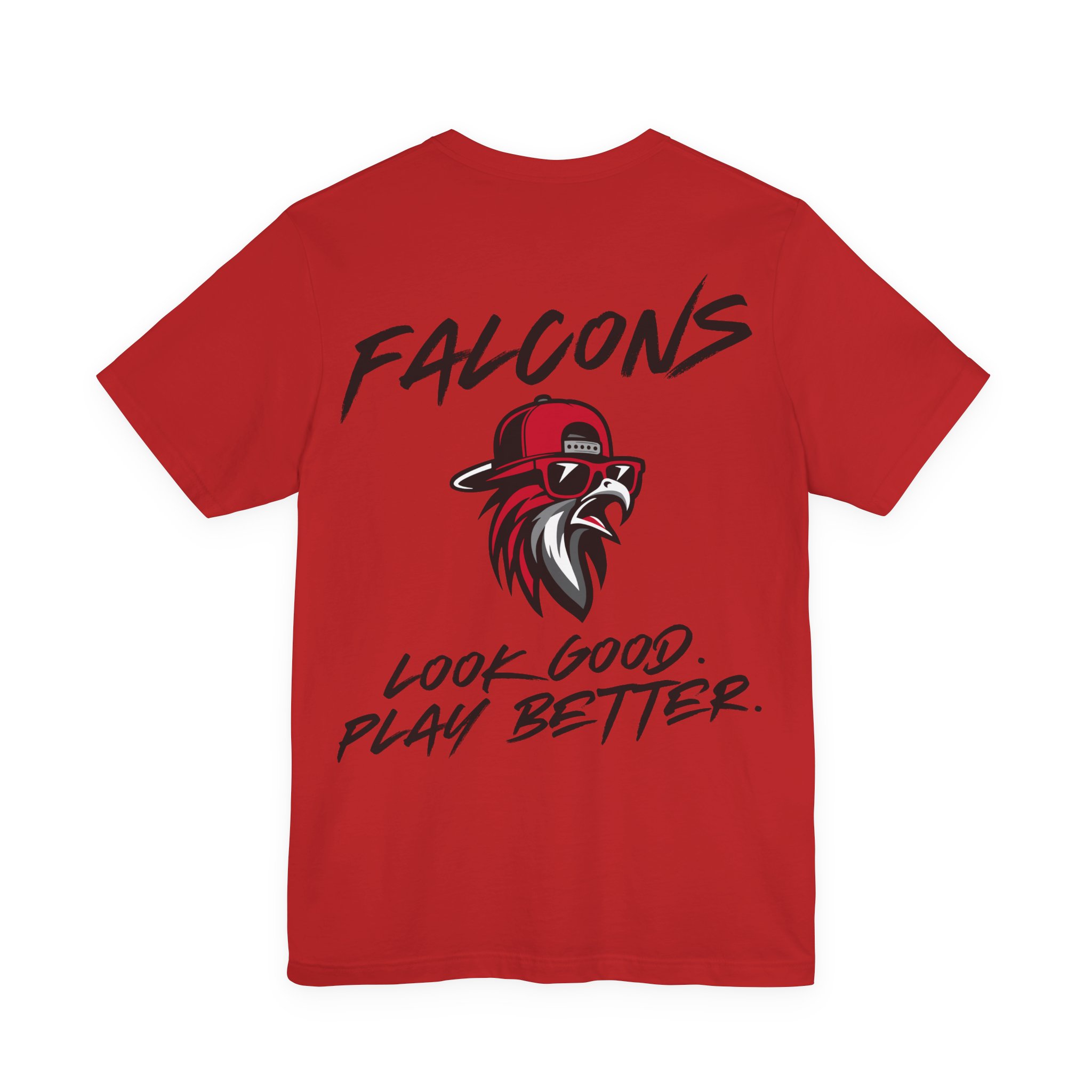 Adult Cotton Tee: 'Look Good, Play Better' (2 Sided) - Image 20