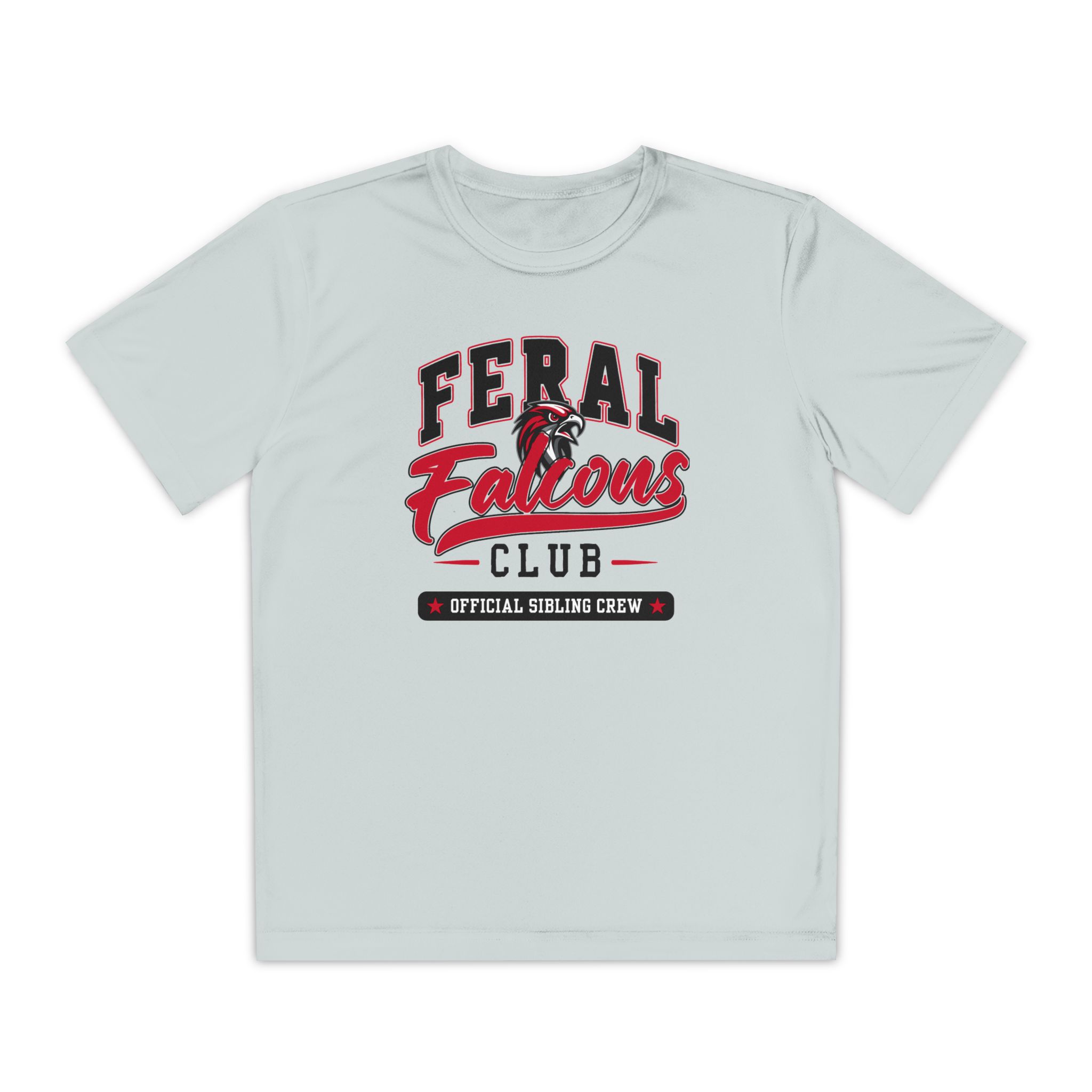 Youth Performance Tee: 'Feral Falcons Club' - Image 3