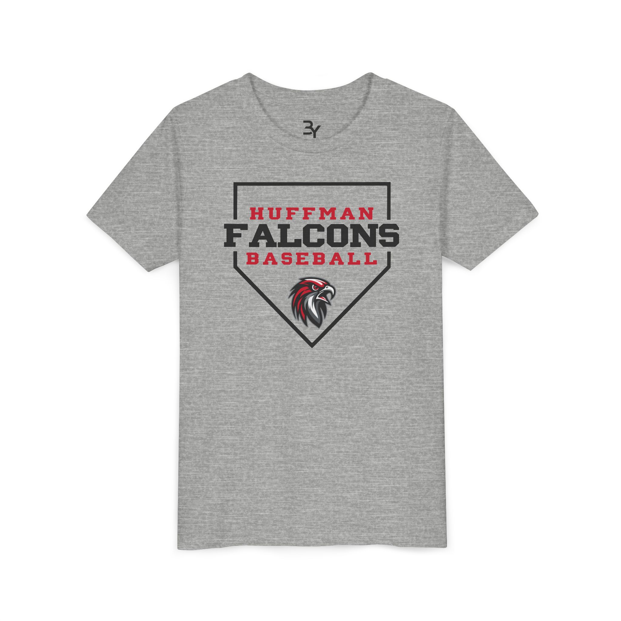 Youth Cotton Tee: Home Plate Baseball - Image 7