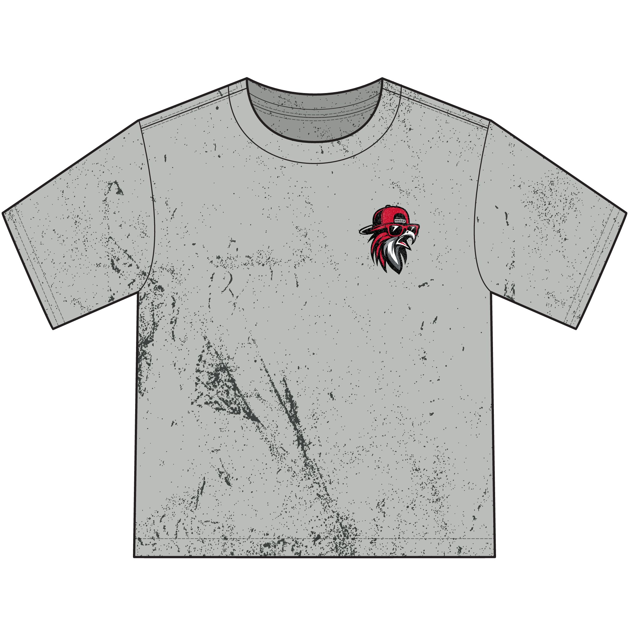 Youth Vintage Cotton Tee: Flock N Roll