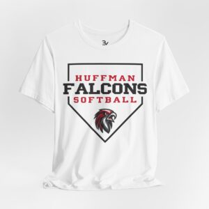 Adult Cotton Tee: Home Plate Softball