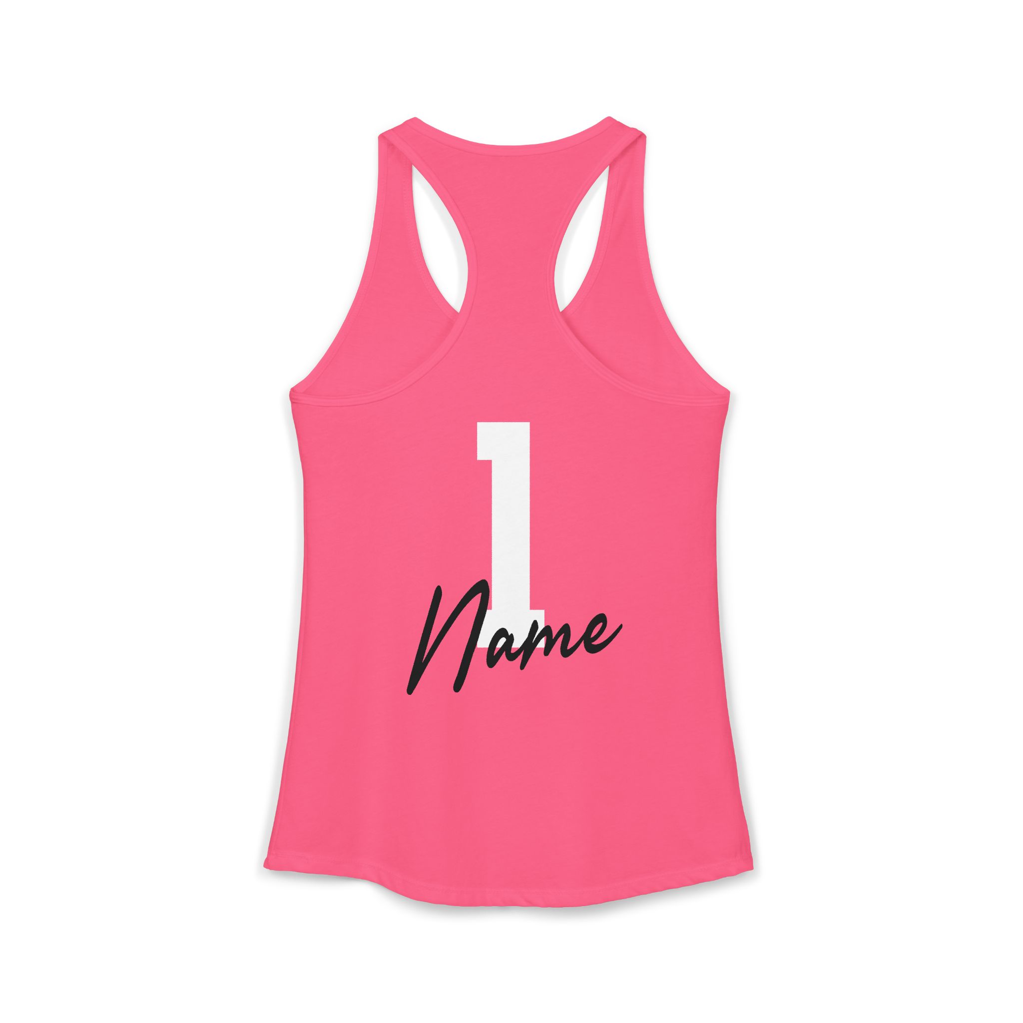Women's Premium Racerback: Classic Lines Softball (Pink) - Image 10