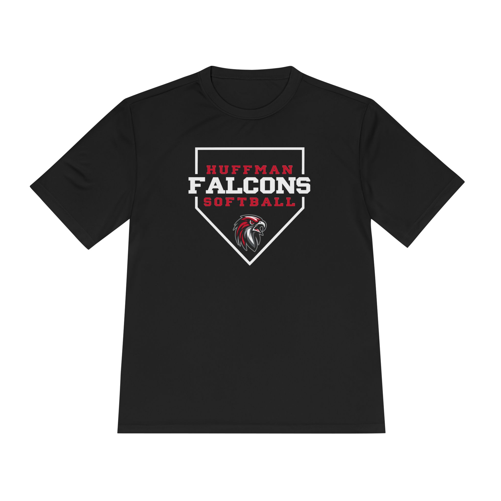 Adult Performance Tee: Home Plate Softball