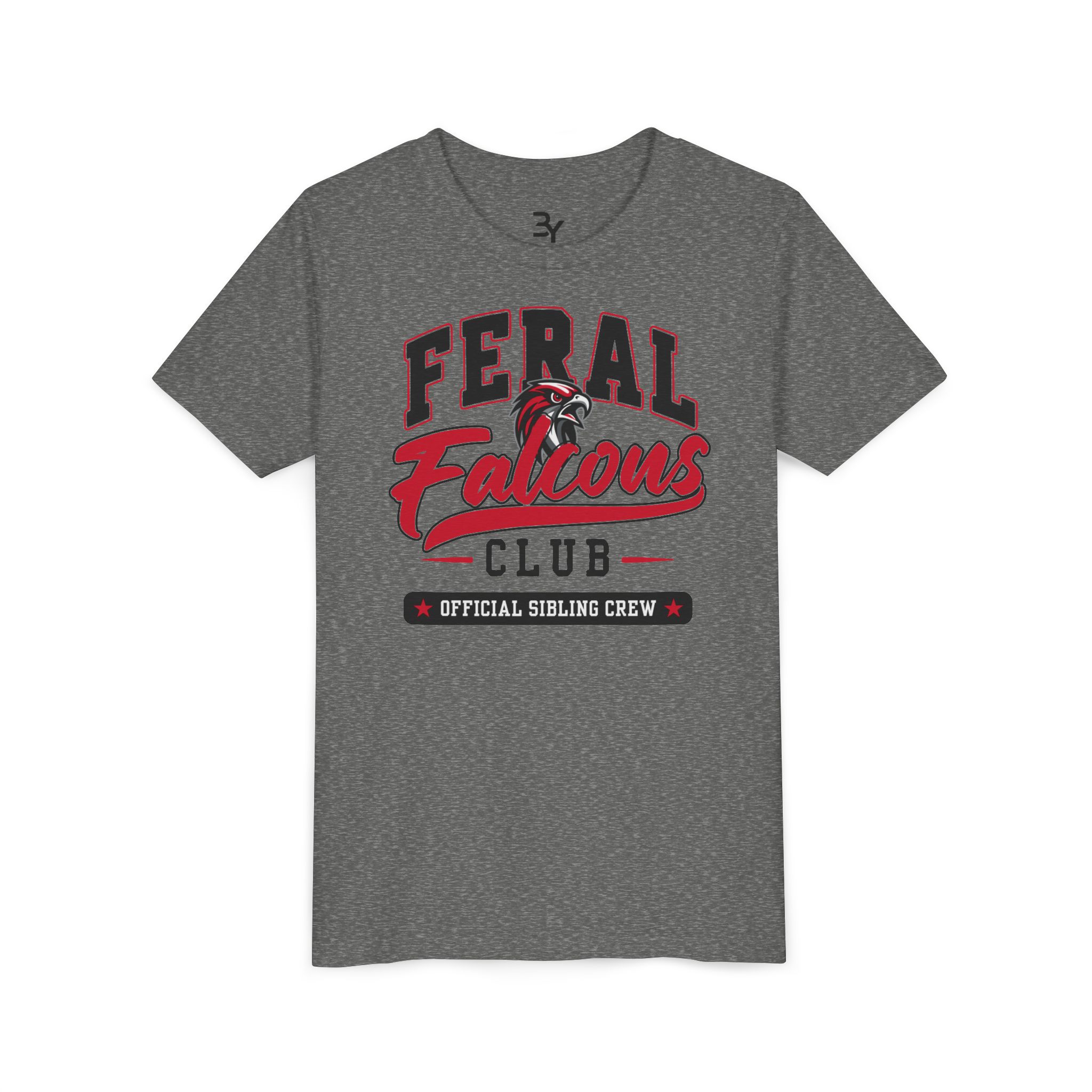 Youth Cotton Tee: 'Feral Falcons Club' - Image 3