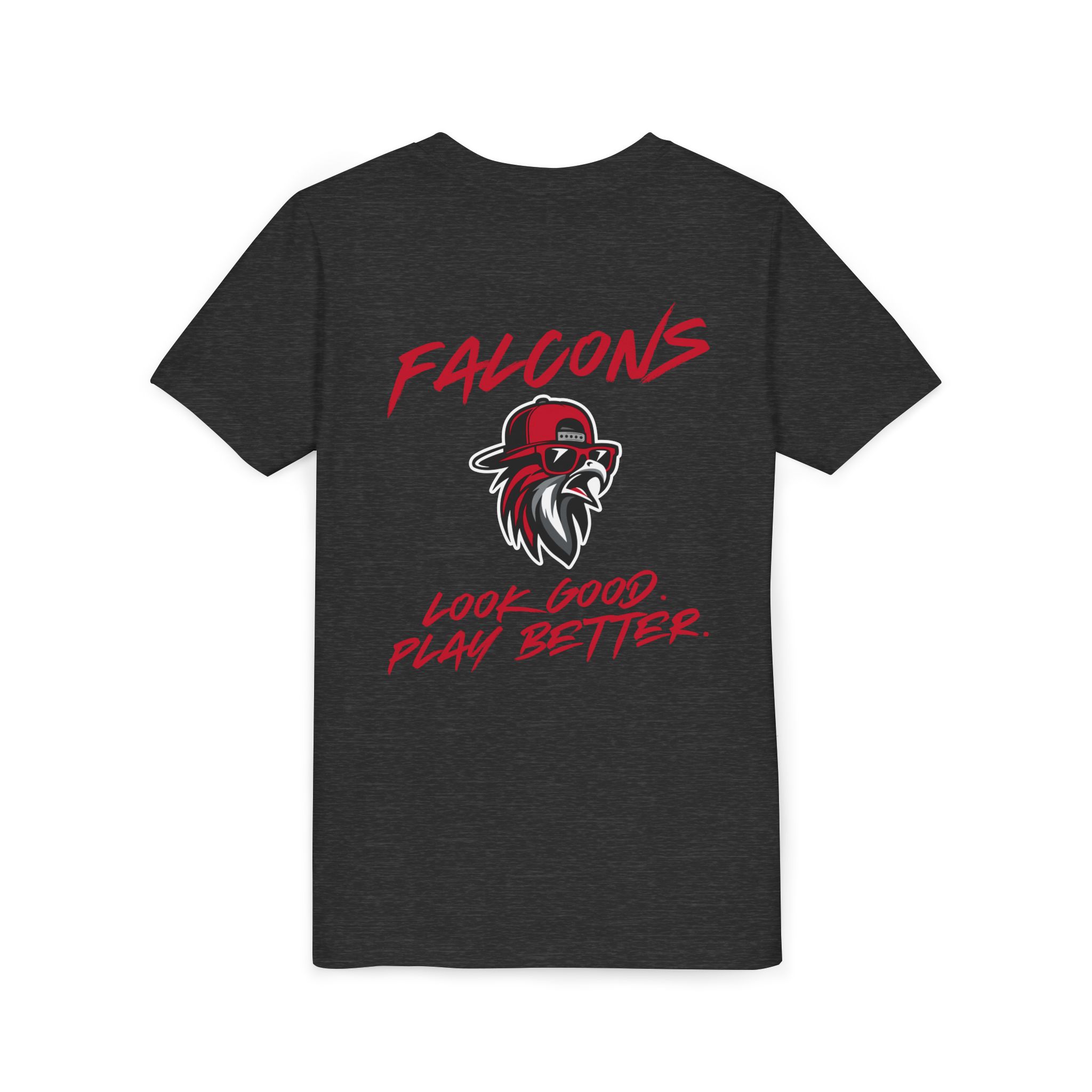 Youth Cotton Tee: 'Look Good. Play Better' (2 Sided) - Image 16