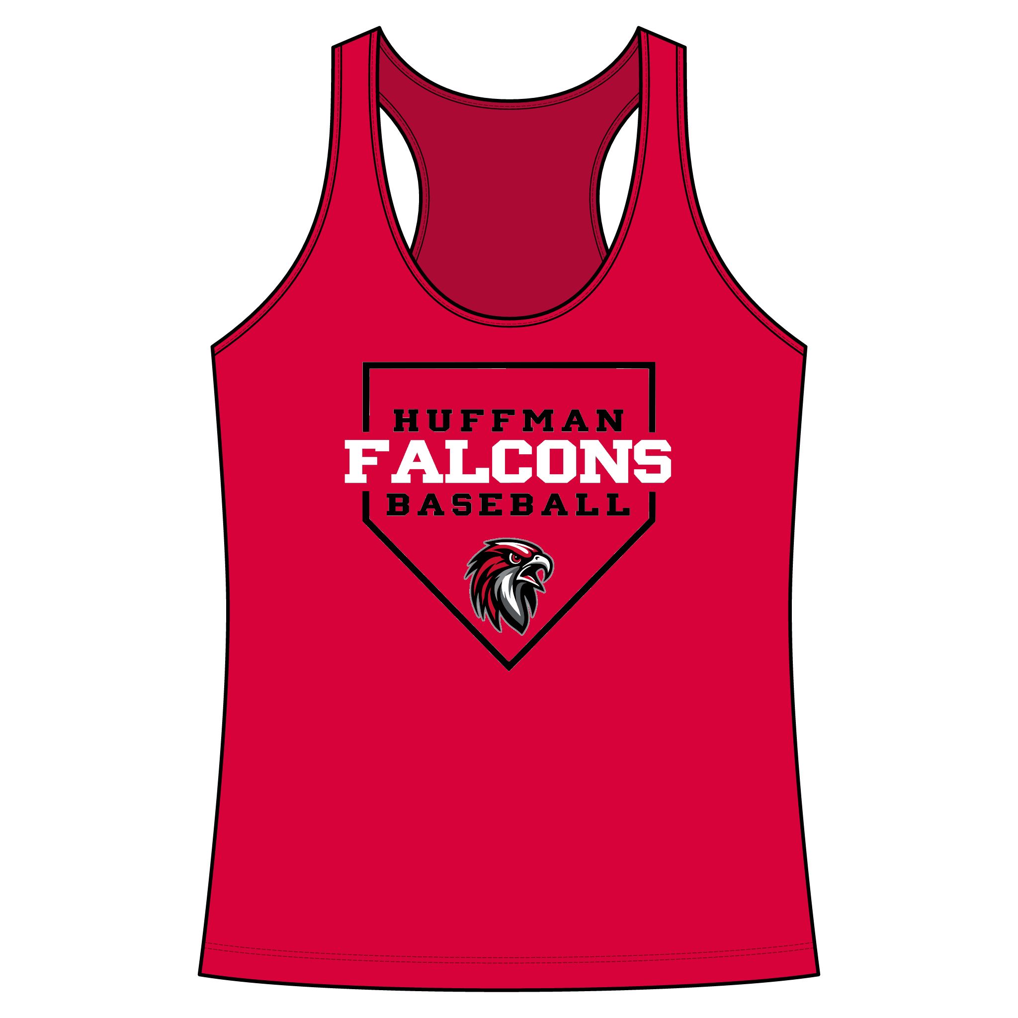 Women's Performance Racerback: Home Plate Baseball - Image 7