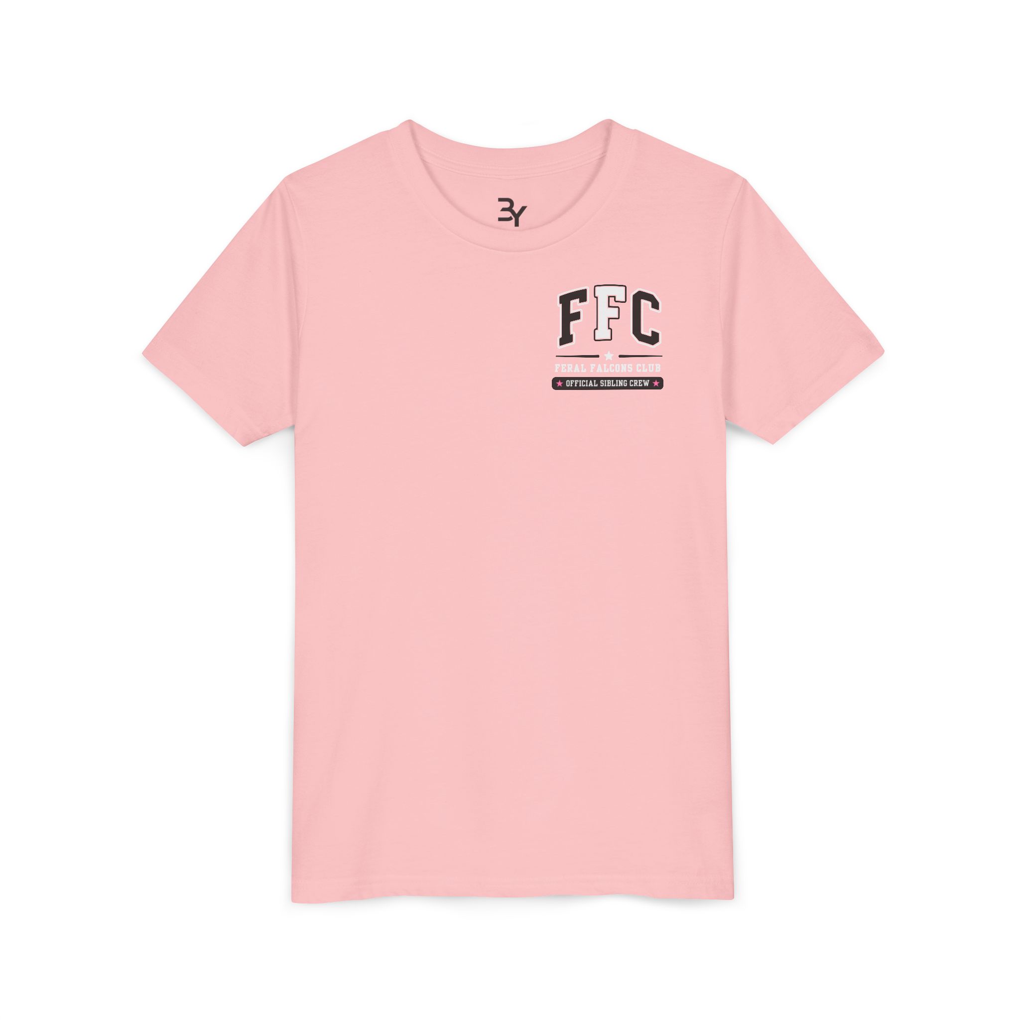 Youth Cotton Tee: 'Feral Falcons Club' (2 Sided) - Image 10