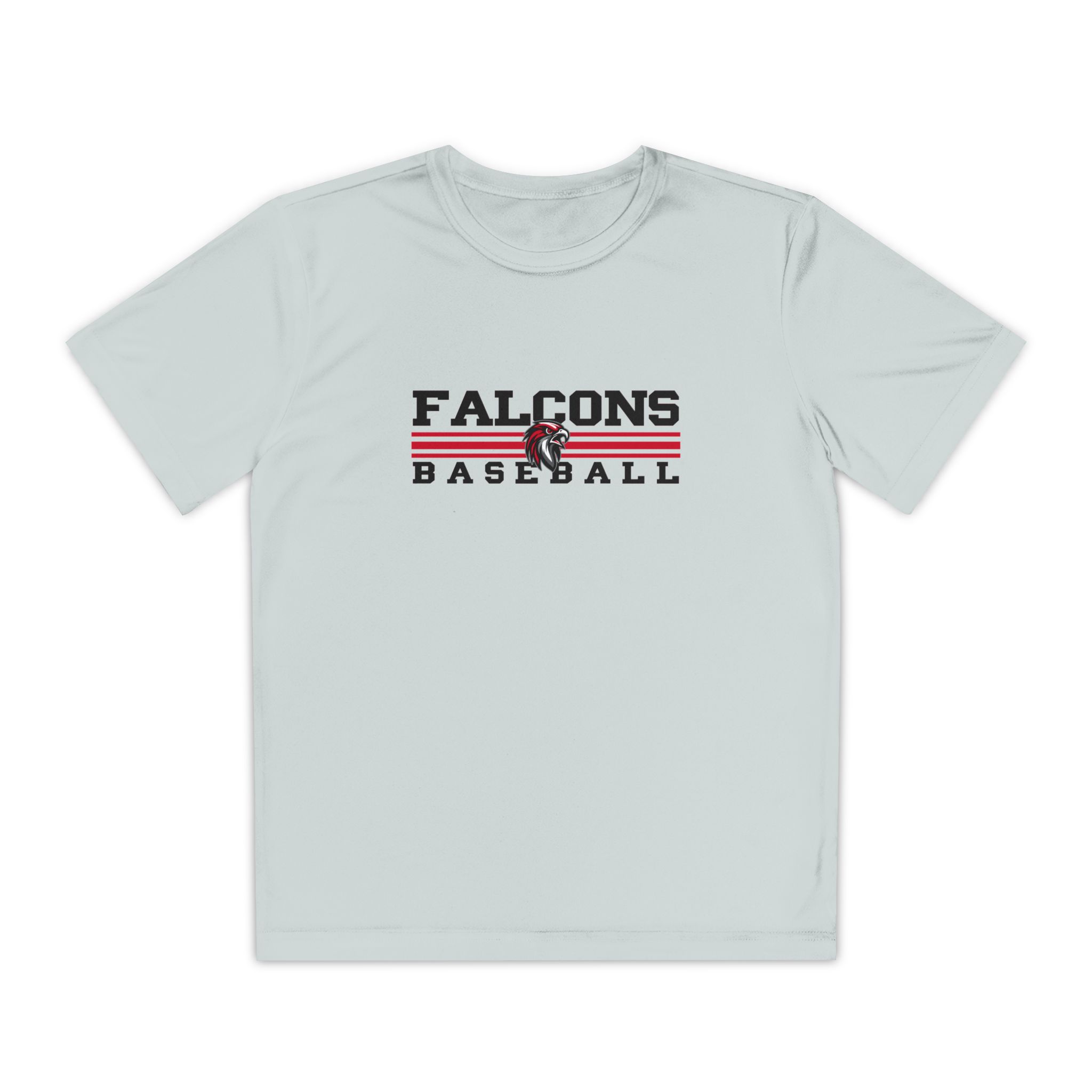 Youth Performance Tee: Classic Lines Baseball - Image 3