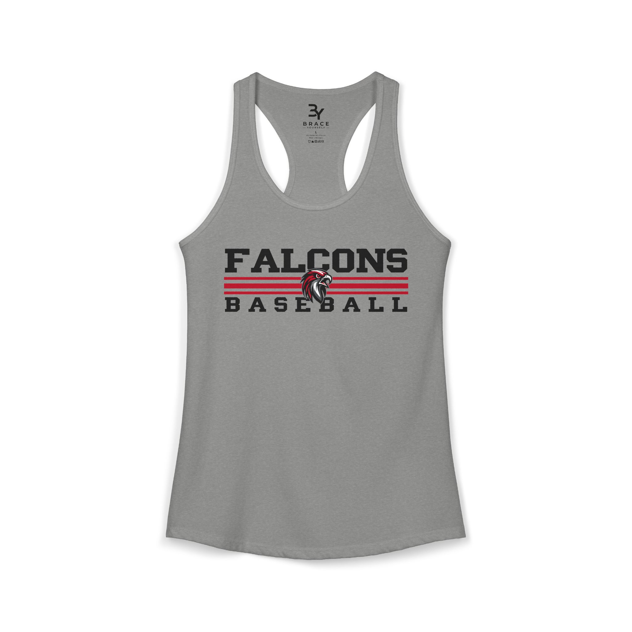 Women's Premium Racerback: Classic Lines Baseball - Image 7