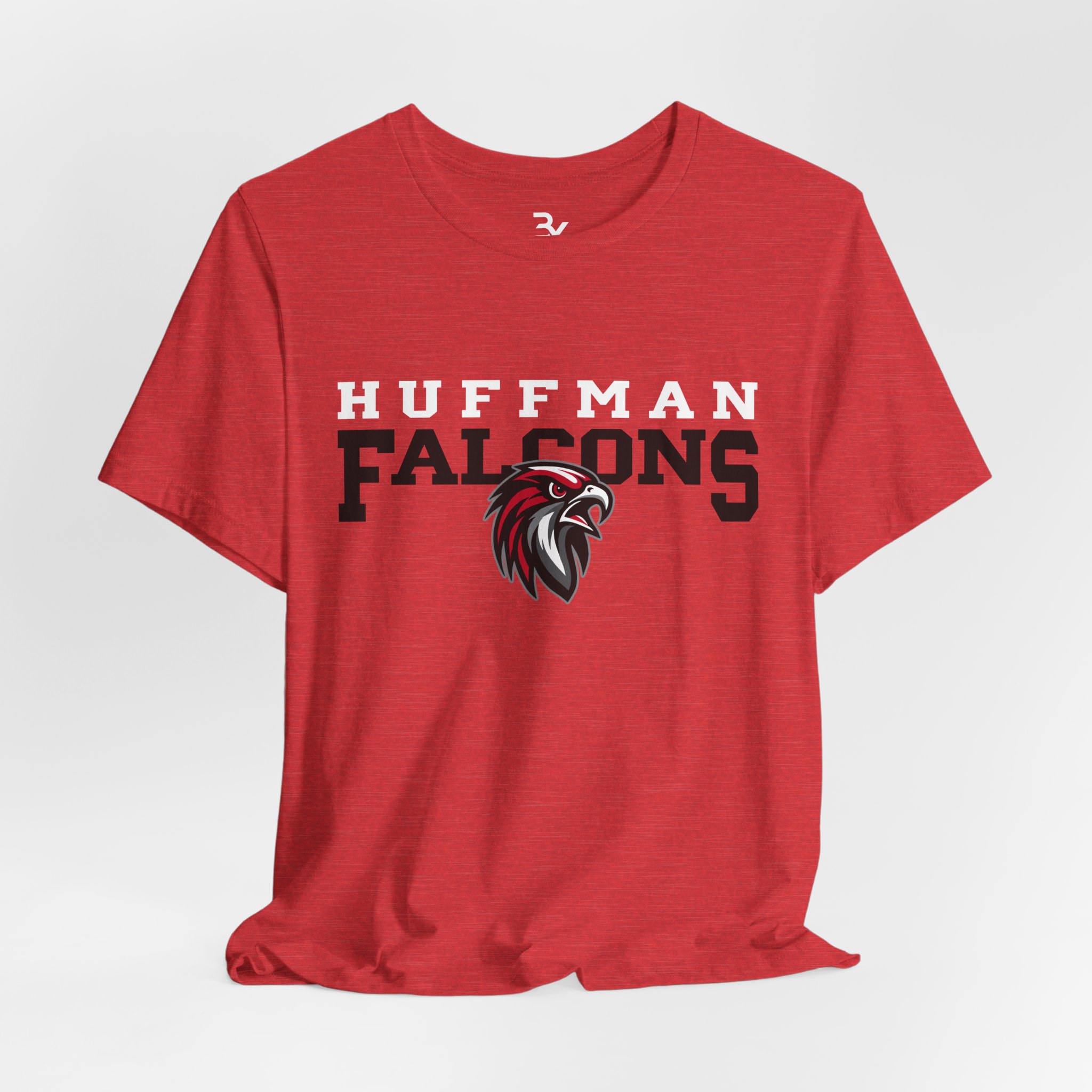 Adult Cotton Tee: Huffman Falcons - Image 9