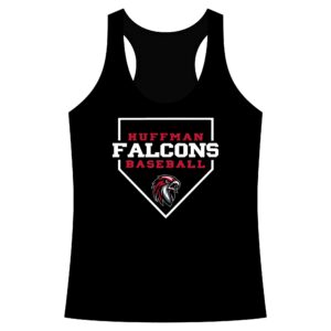 Women's Performance Racerback: Home Plate Baseball