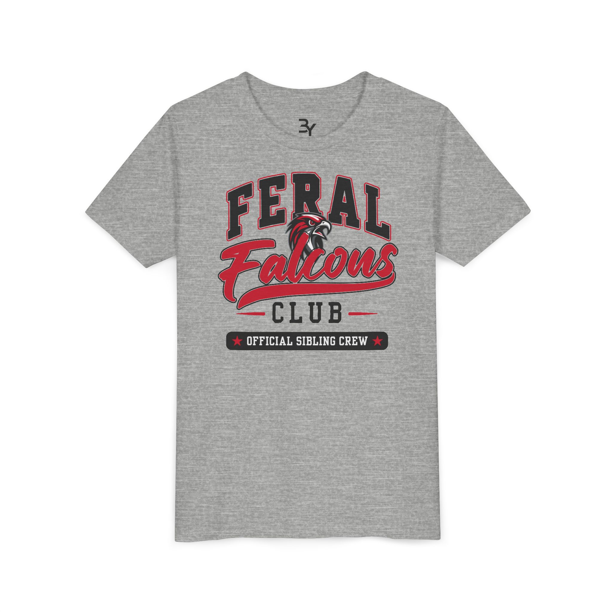Youth Cotton Tee: 'Feral Falcons Club' - Image 7