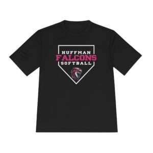 Adult Performance Tee: Home Plate Softball (Pink)