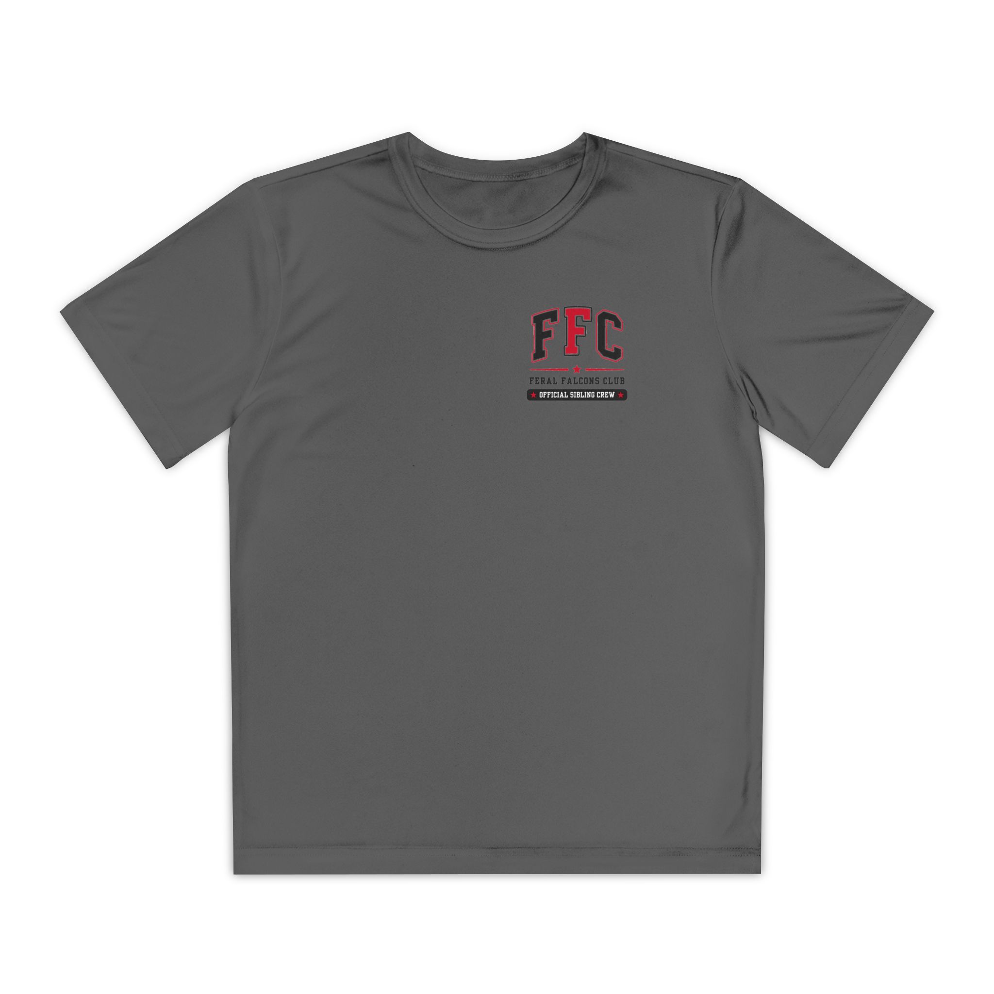 Youth Performance Tee: 'Feral Falcons Club' (2 Sided) - Image 4