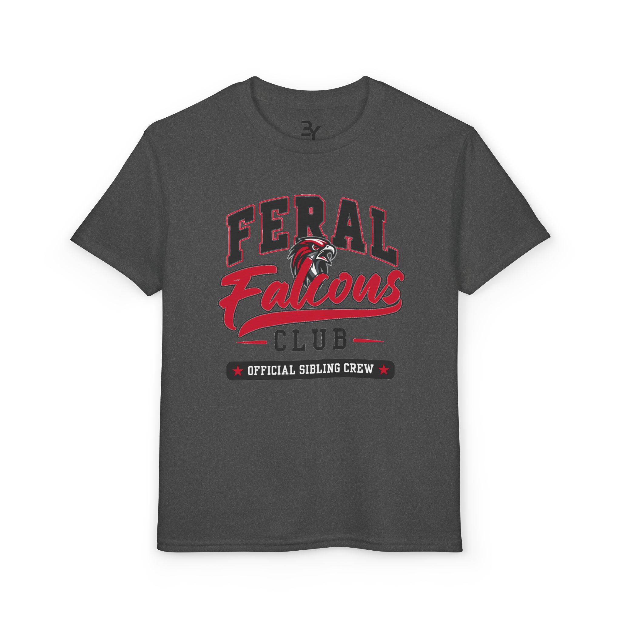 Youth Premium Tee: 'Feral Falcons Club' - Image 3