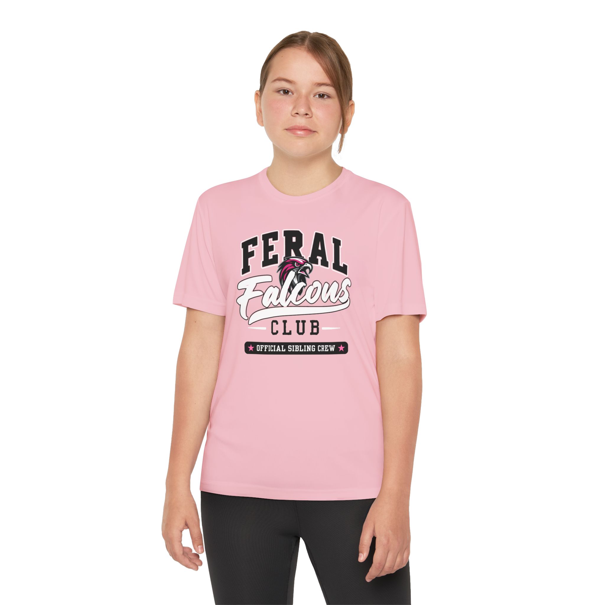Youth Performance Tee: 'Feral Falcons Club' - Image 18