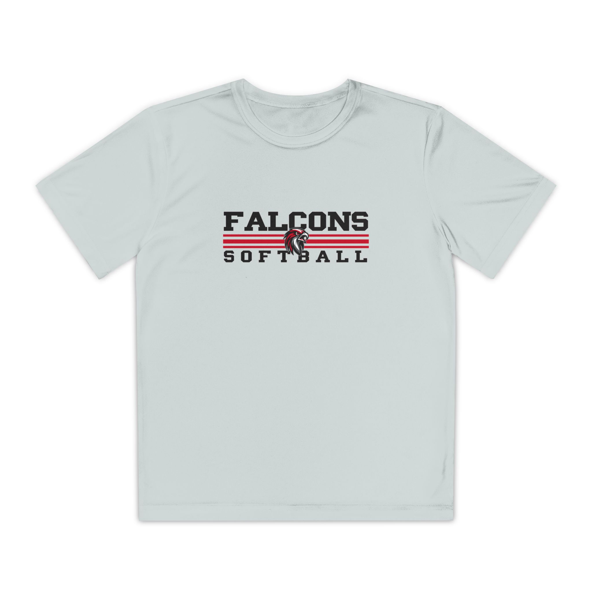 Youth Performance Tee: Classic Lines Softball - Image 3