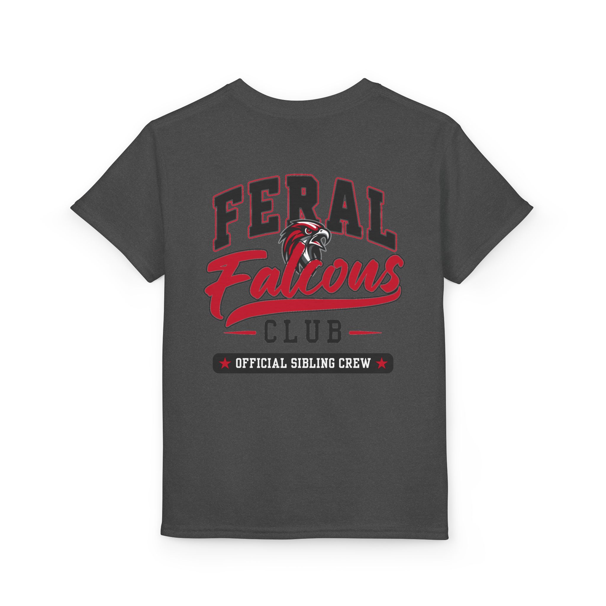 Youth Premium Tee: 'Feral Falcons Club' (2 Sided) - Image 6