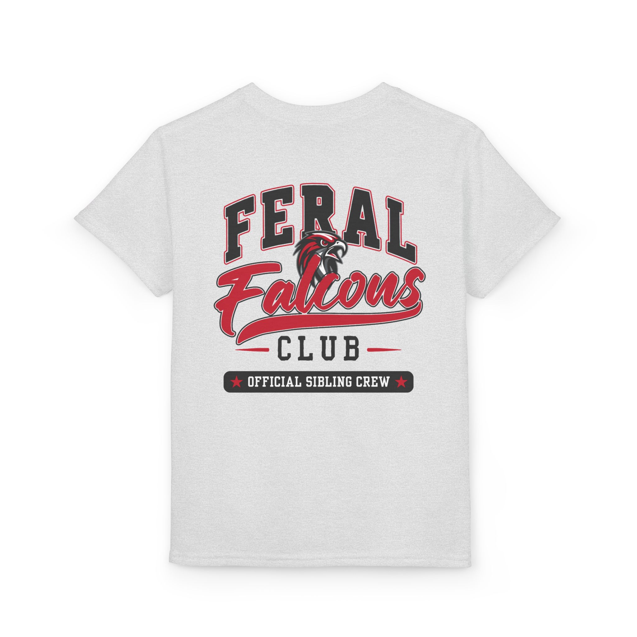 Youth Premium Tee: 'Feral Falcons Club' (2 Sided) - Image 4