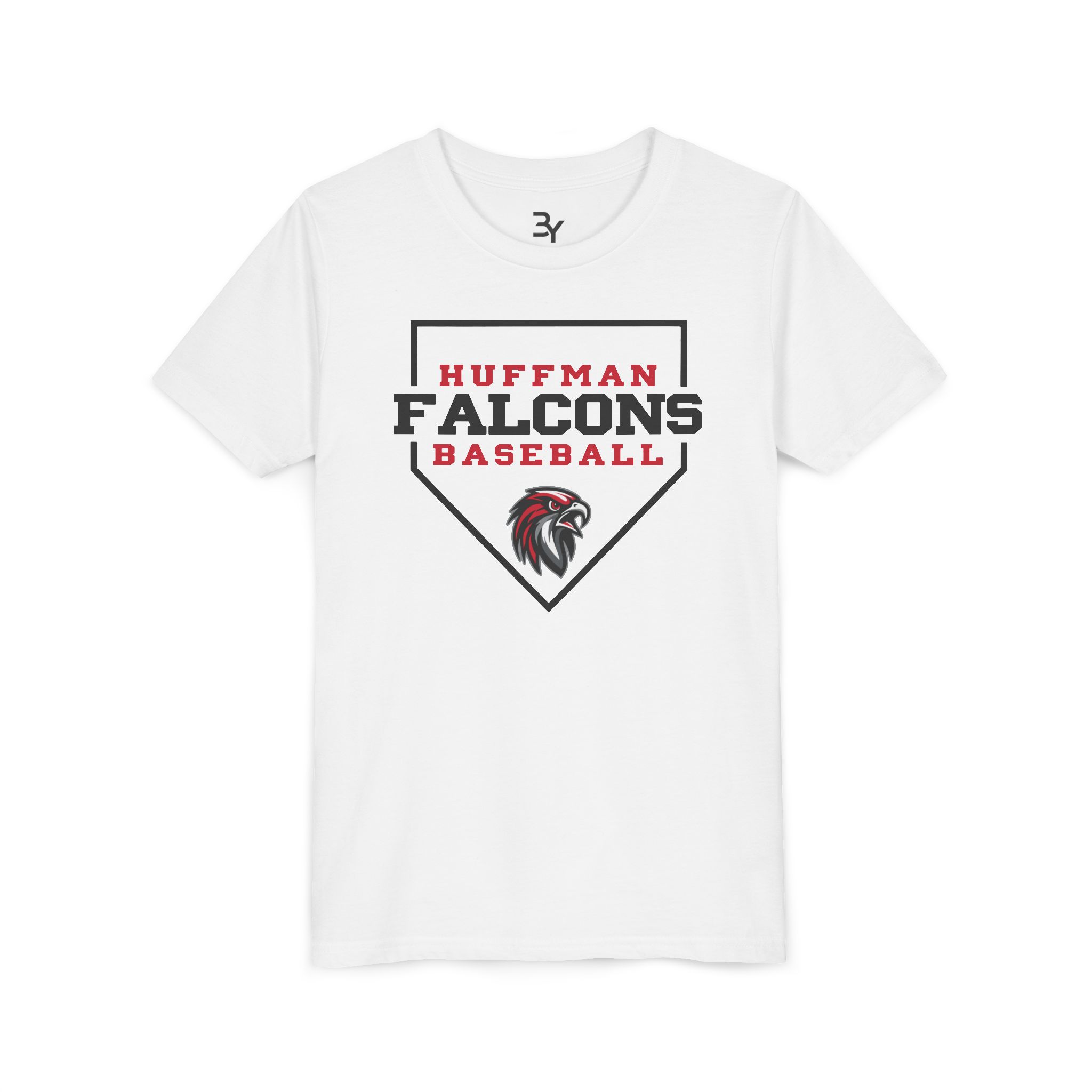 Youth Cotton Tee: Home Plate Baseball